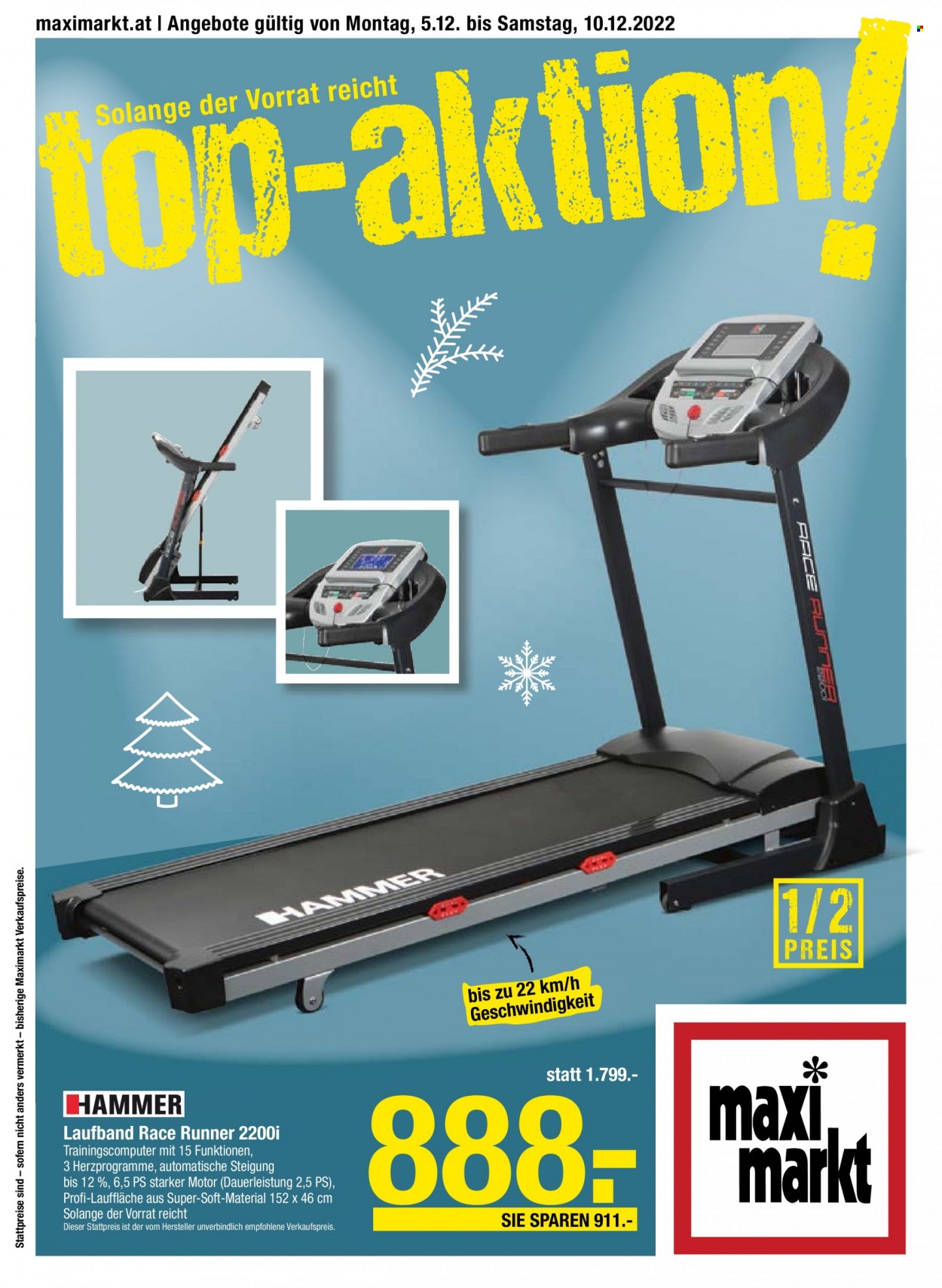 Angebote Maximarkt - 5.12.2022 - 10.12.2022. Seite 1
