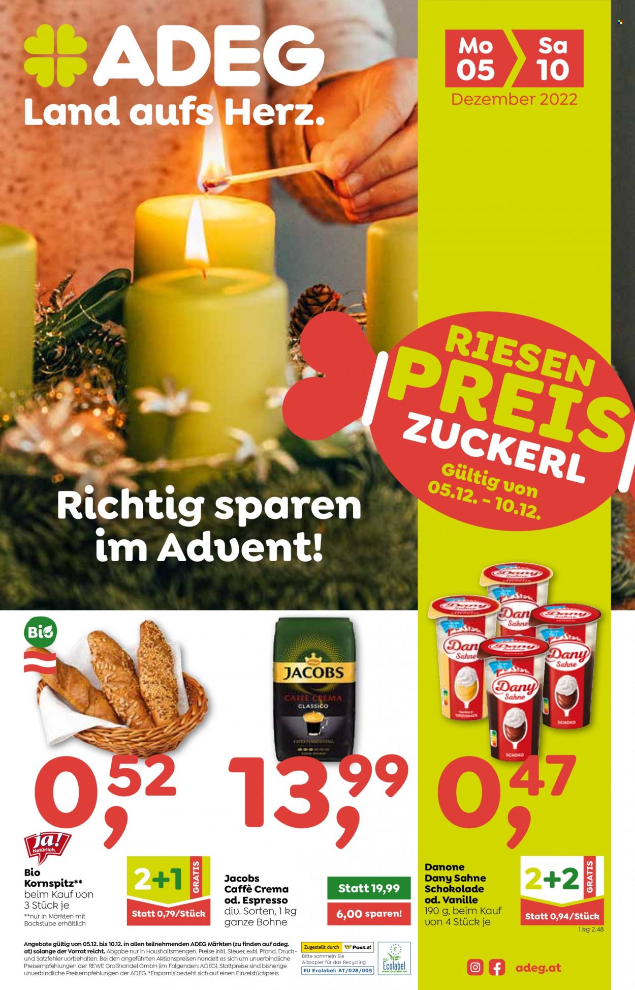 Angebote ADEG - 5.12.2022 - 10.12.2022. Seite 1