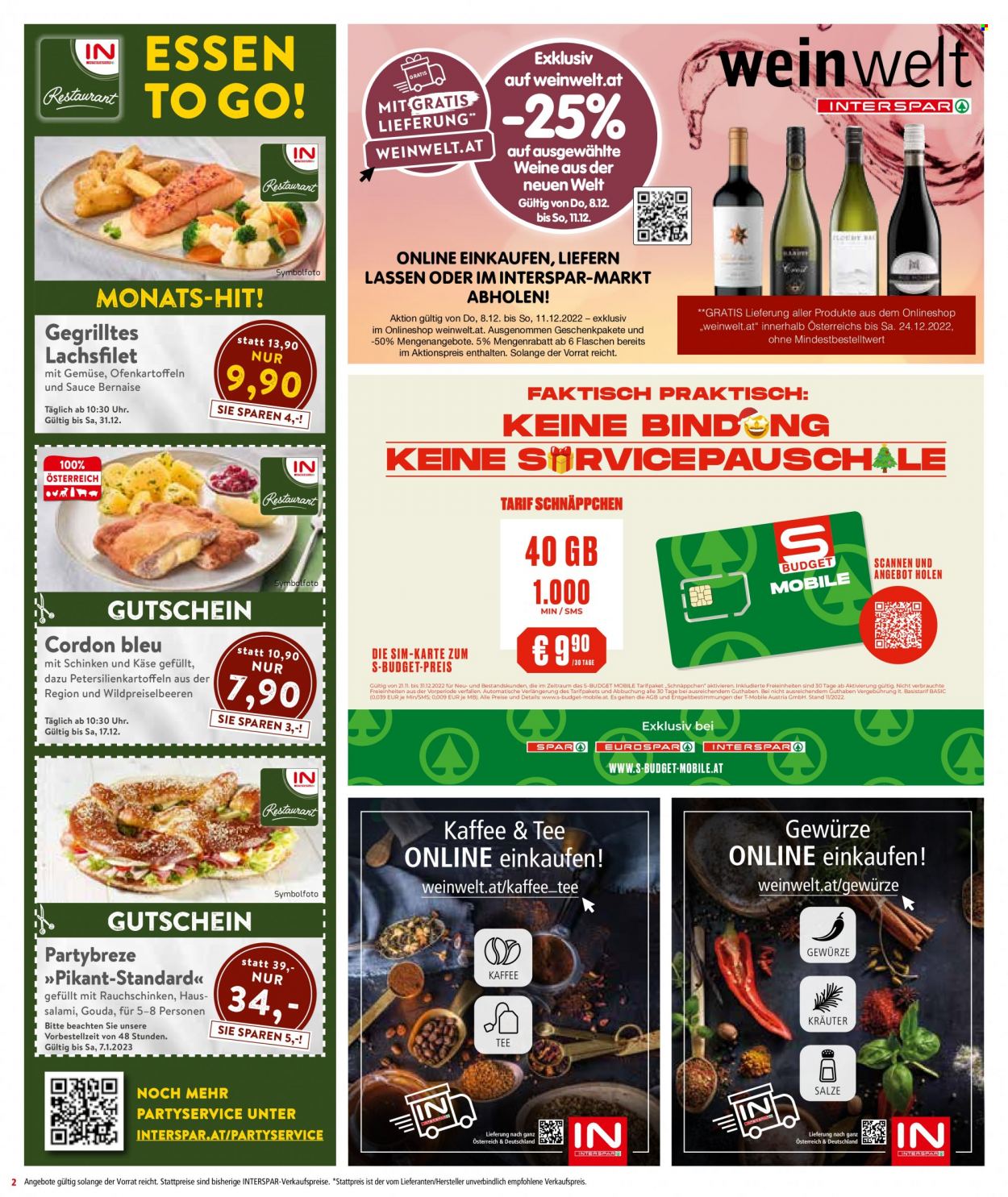 Angebote INTERSPAR - 7.12.2022 - 14.12.2022. Seite 2