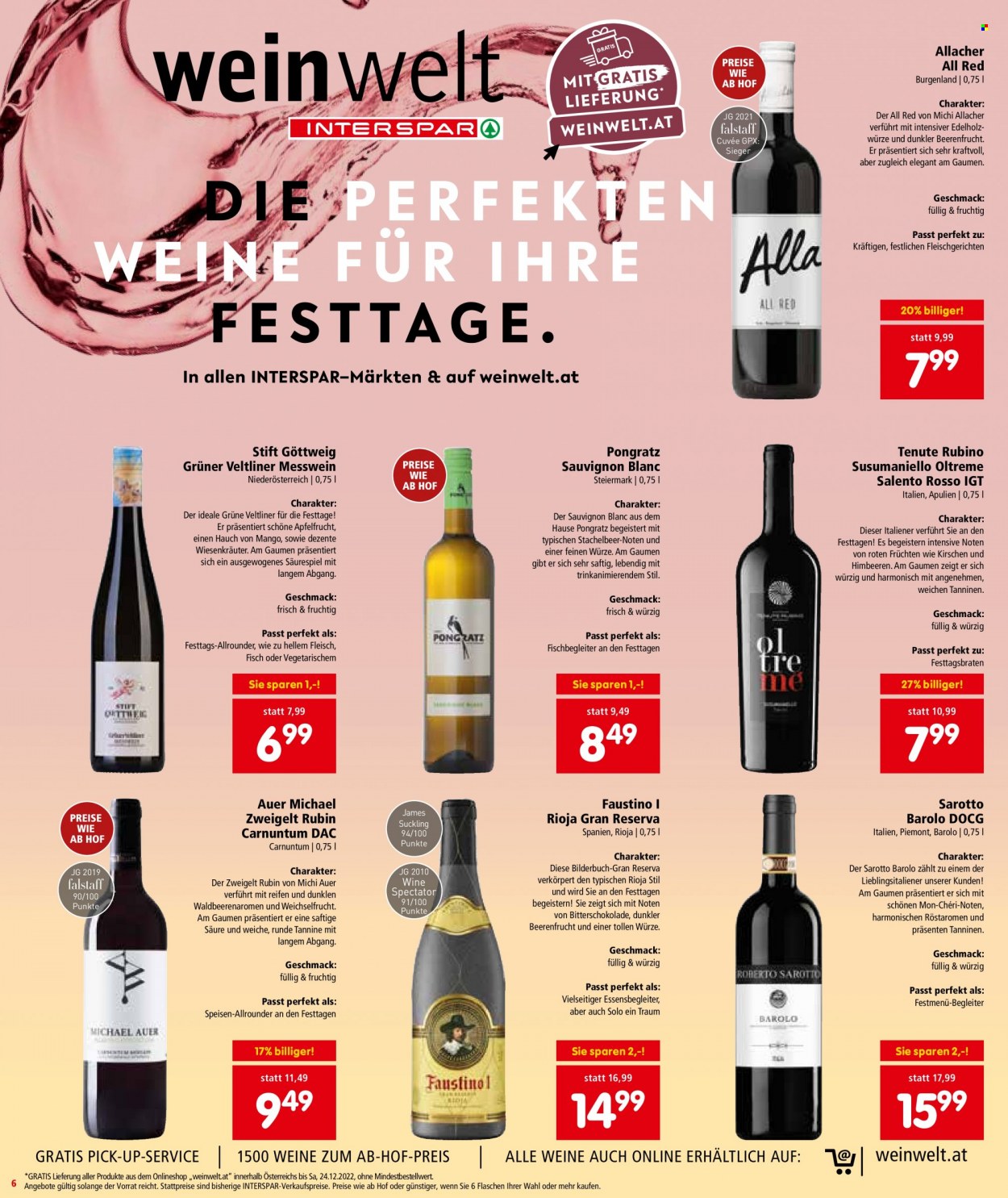 Angebote INTERSPAR - 7.12.2022 - 14.12.2022. Seite 6