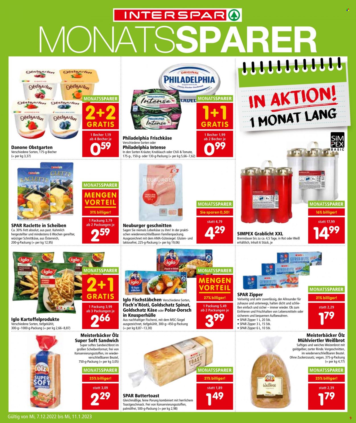 Angebote INTERSPAR - 7.12.2022 - 14.12.2022. Seite 9