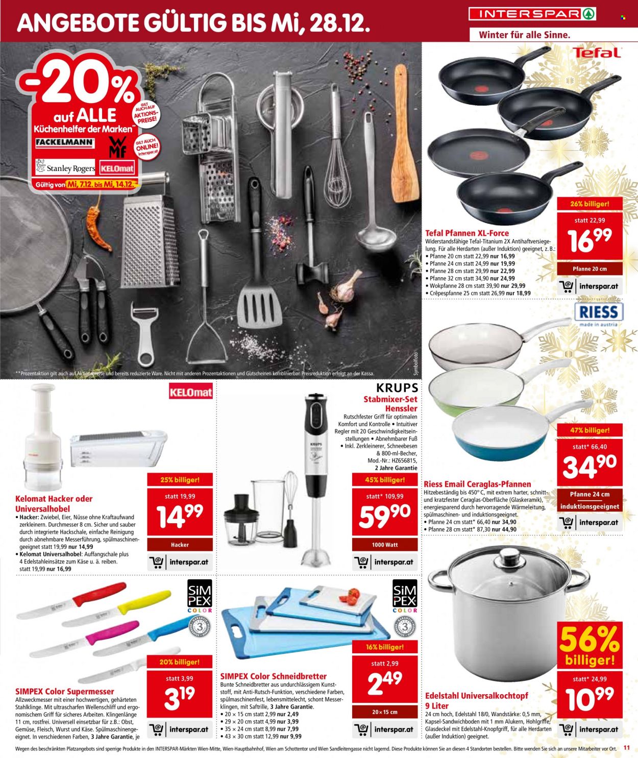 Angebote INTERSPAR - 7.12.2022 - 14.12.2022. Seite 11