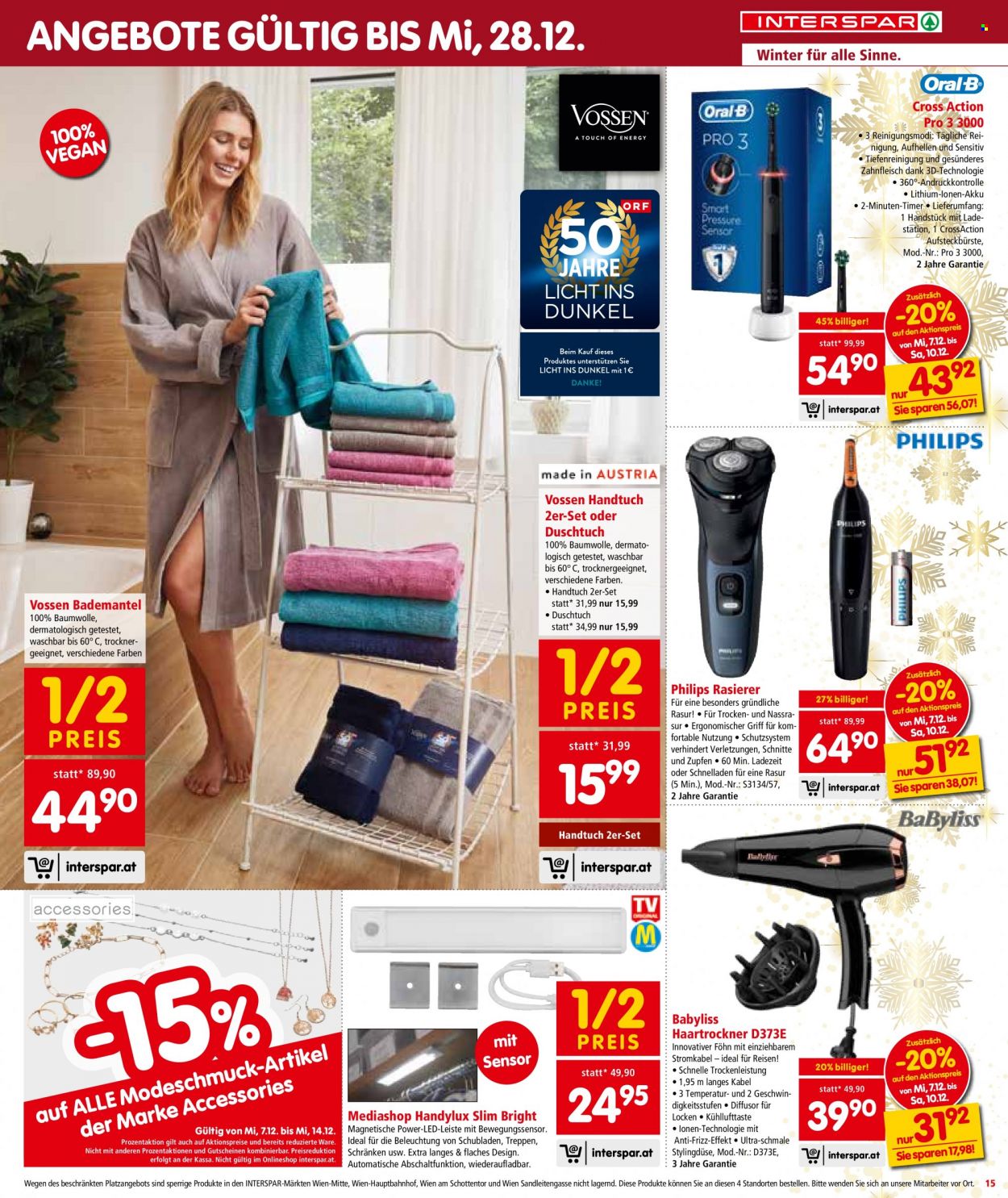 Angebote INTERSPAR - 7.12.2022 - 14.12.2022. Seite 15