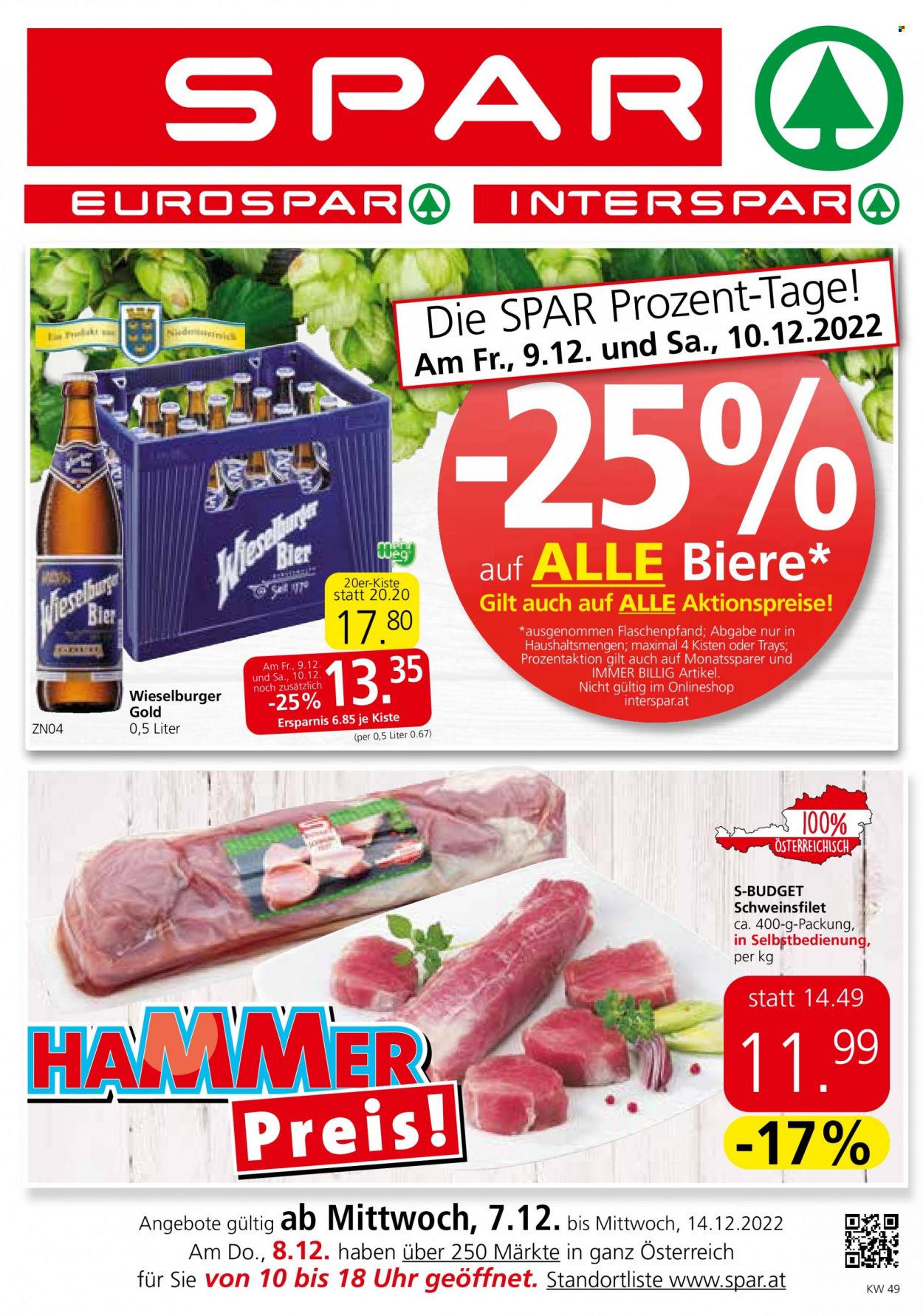 Angebote INTERSPAR - 7.12.2022 - 14.12.2022. Seite 1