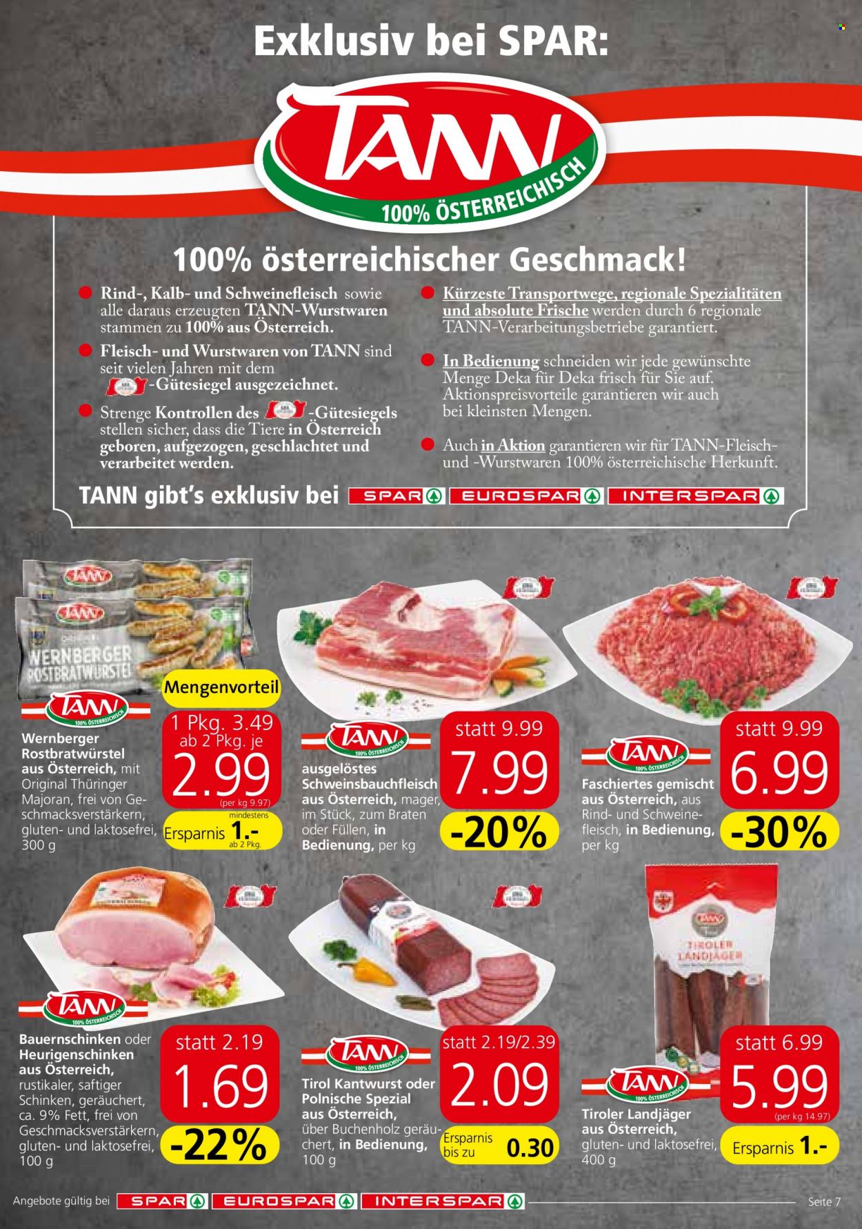 Angebote INTERSPAR - 7.12.2022 - 14.12.2022. Seite 7