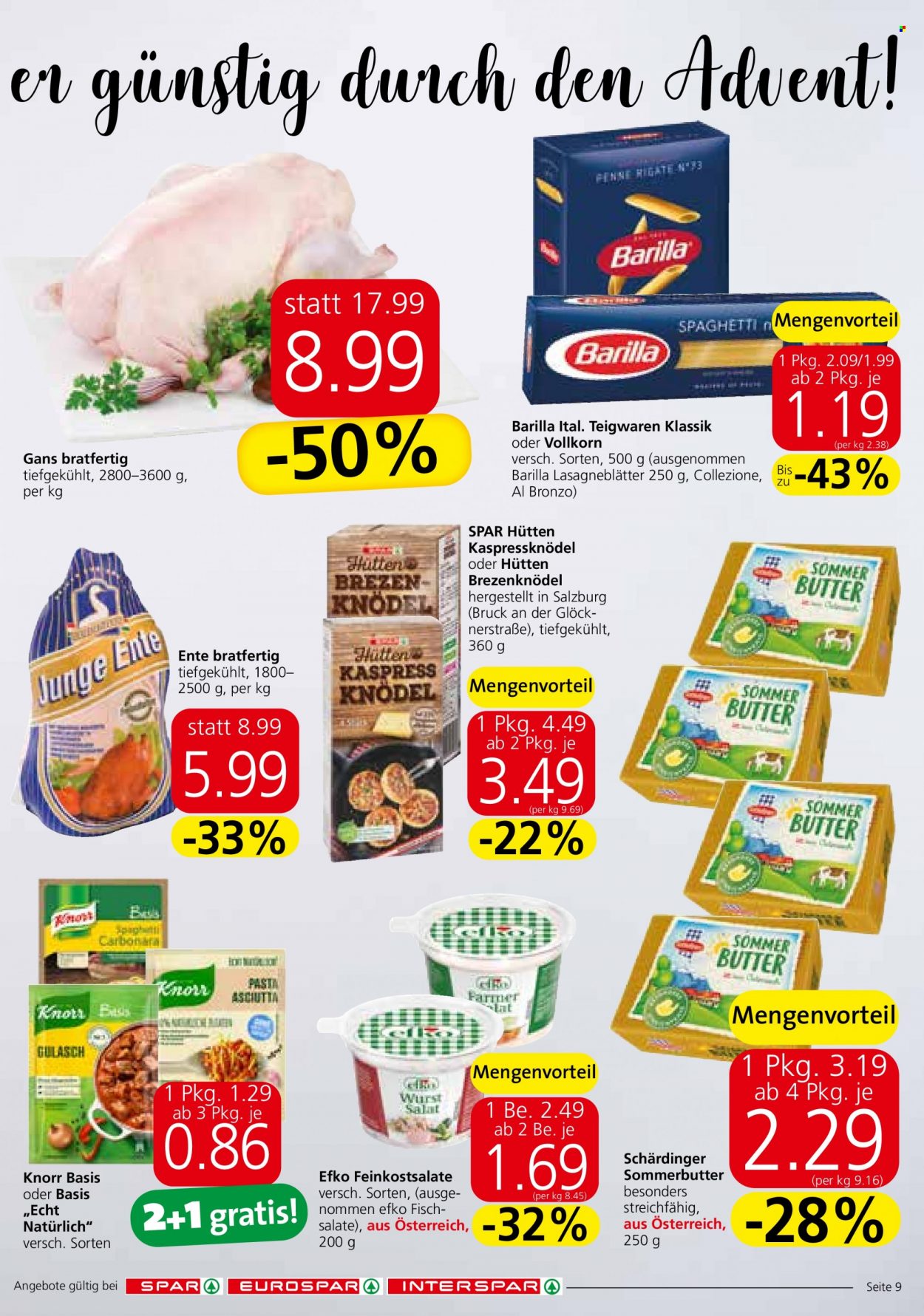Angebote INTERSPAR - 7.12.2022 - 14.12.2022. Seite 9