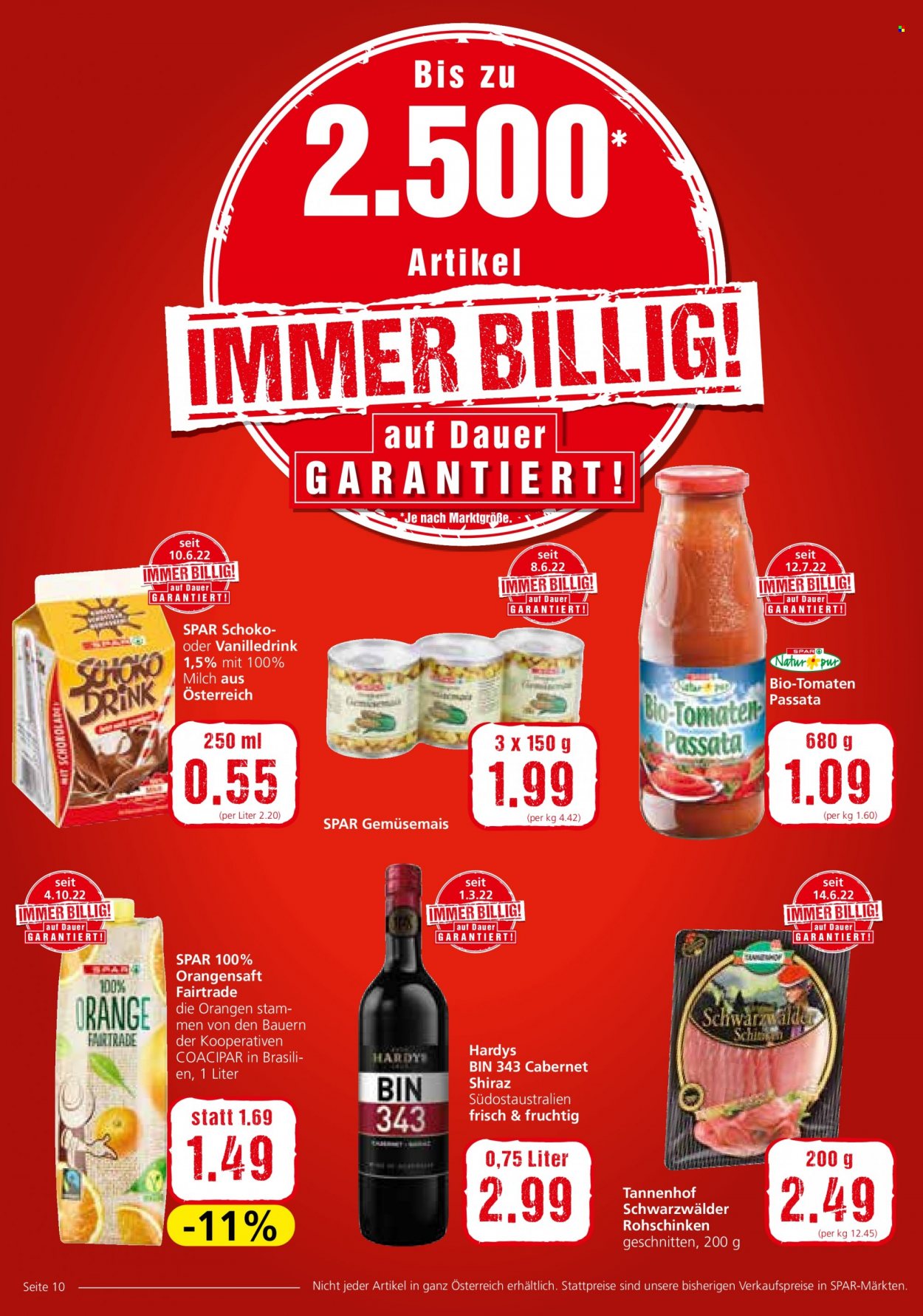 Angebote INTERSPAR - 7.12.2022 - 14.12.2022. Seite 10