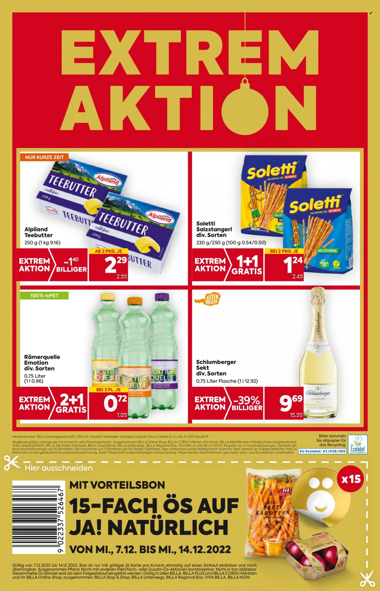 Angebote Billa - 7.12.2022 - 14.12.2022. Seite 20