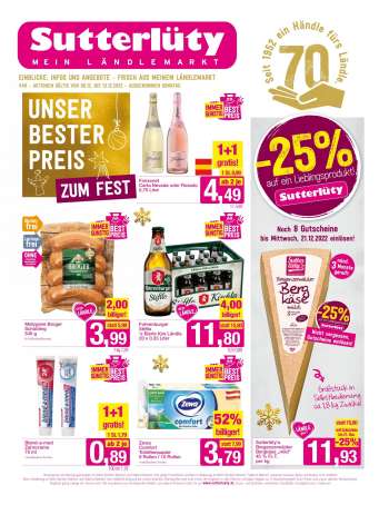 Angebote Sutterlüty - 8.12.2022 - 13.12.2022.