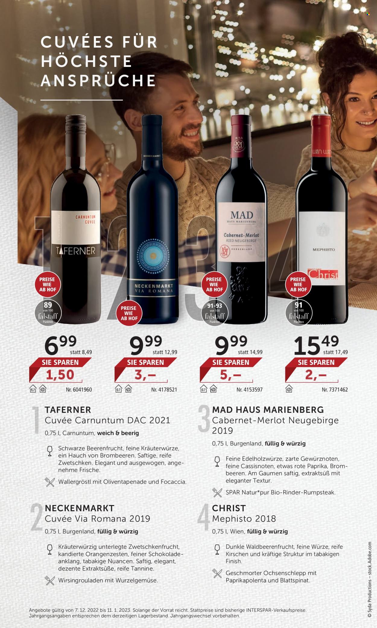 Angebote INTERSPAR - 7.12.2022 - 11.1.2023. Seite 10