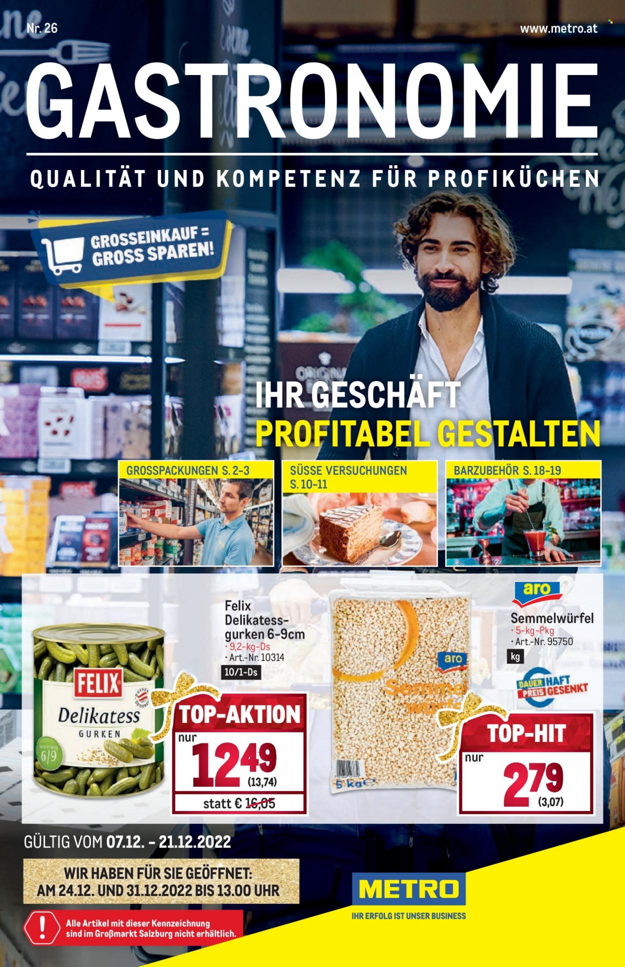 Angebote Metro - 7.12.2022 - 21.12.2022. Seite 1