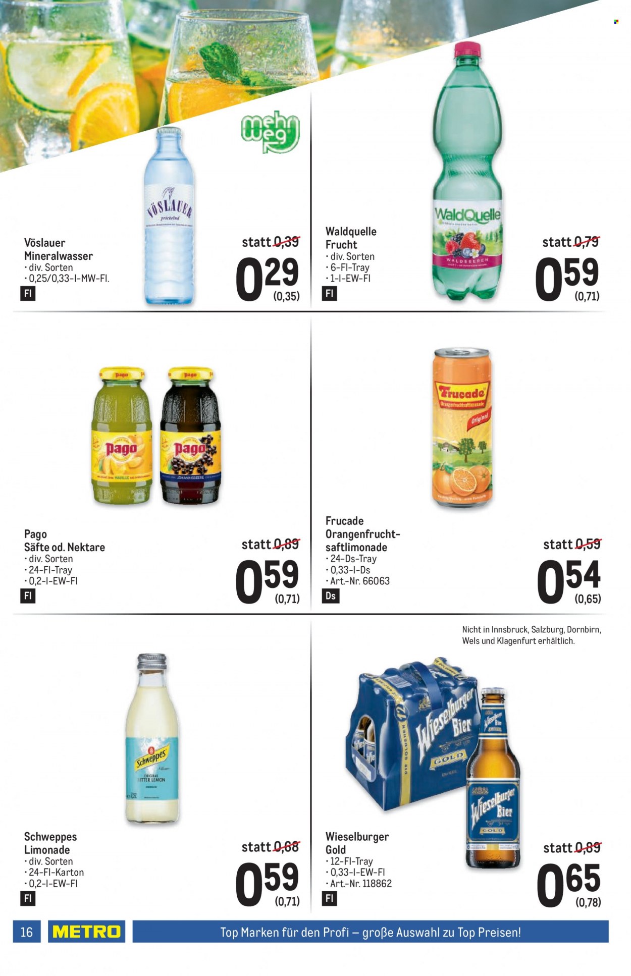 Angebote Metro - 7.12.2022 - 21.12.2022. Seite 16