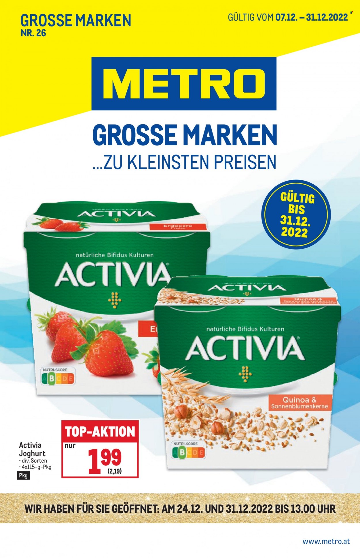 Angebote Metro - 7.12.2022 - 31.12.2022. Seite 1