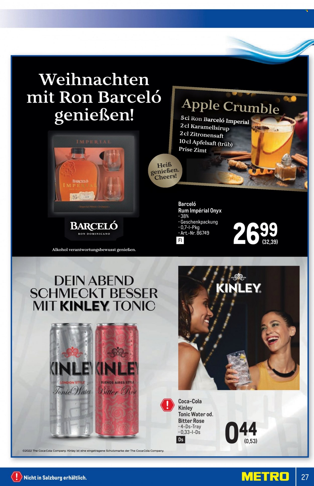 Angebote Metro - 7.12.2022 - 31.12.2022. Seite 27
