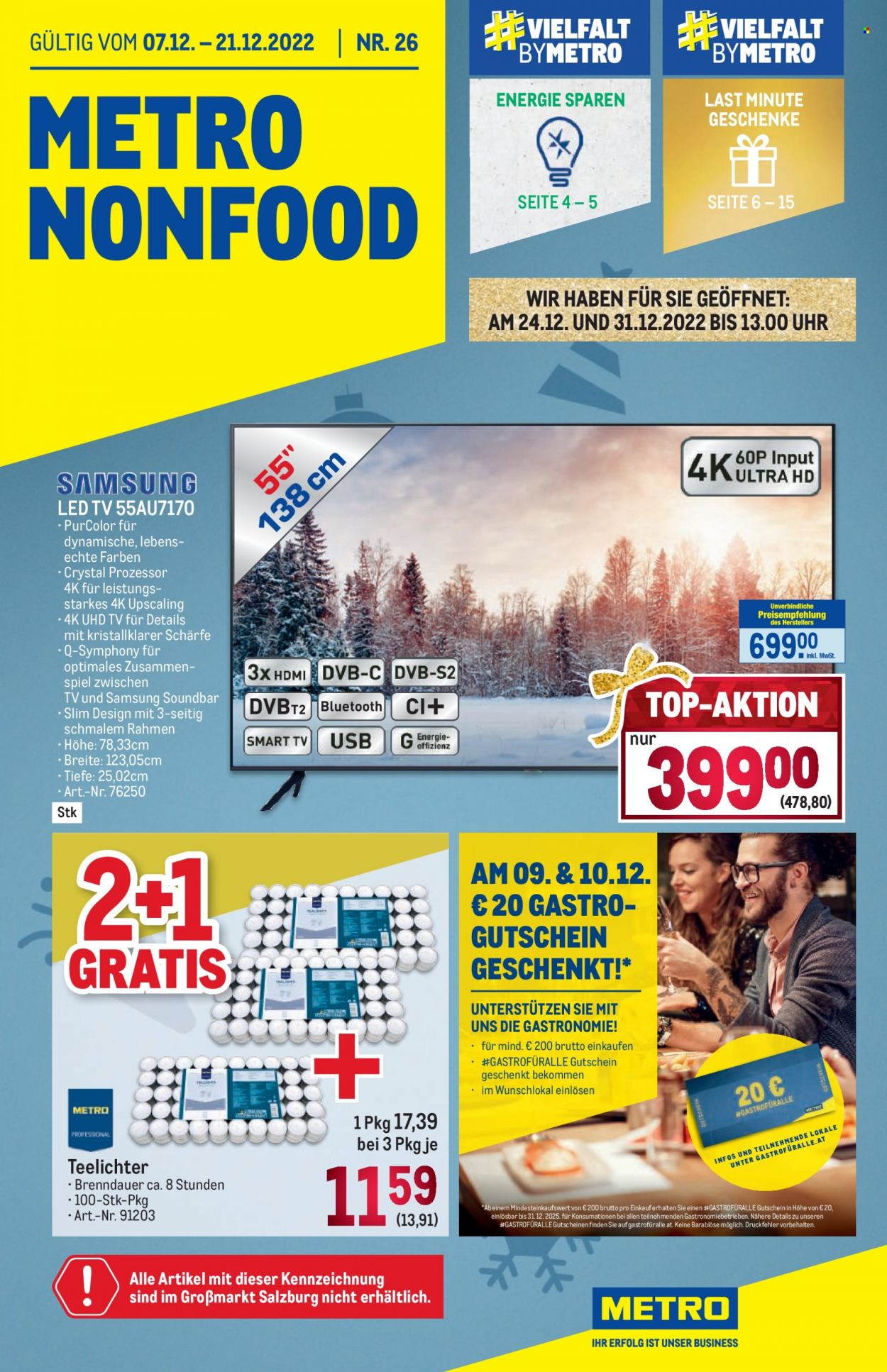 Angebote Metro - 7.12.2022 - 21.12.2022. Seite 1