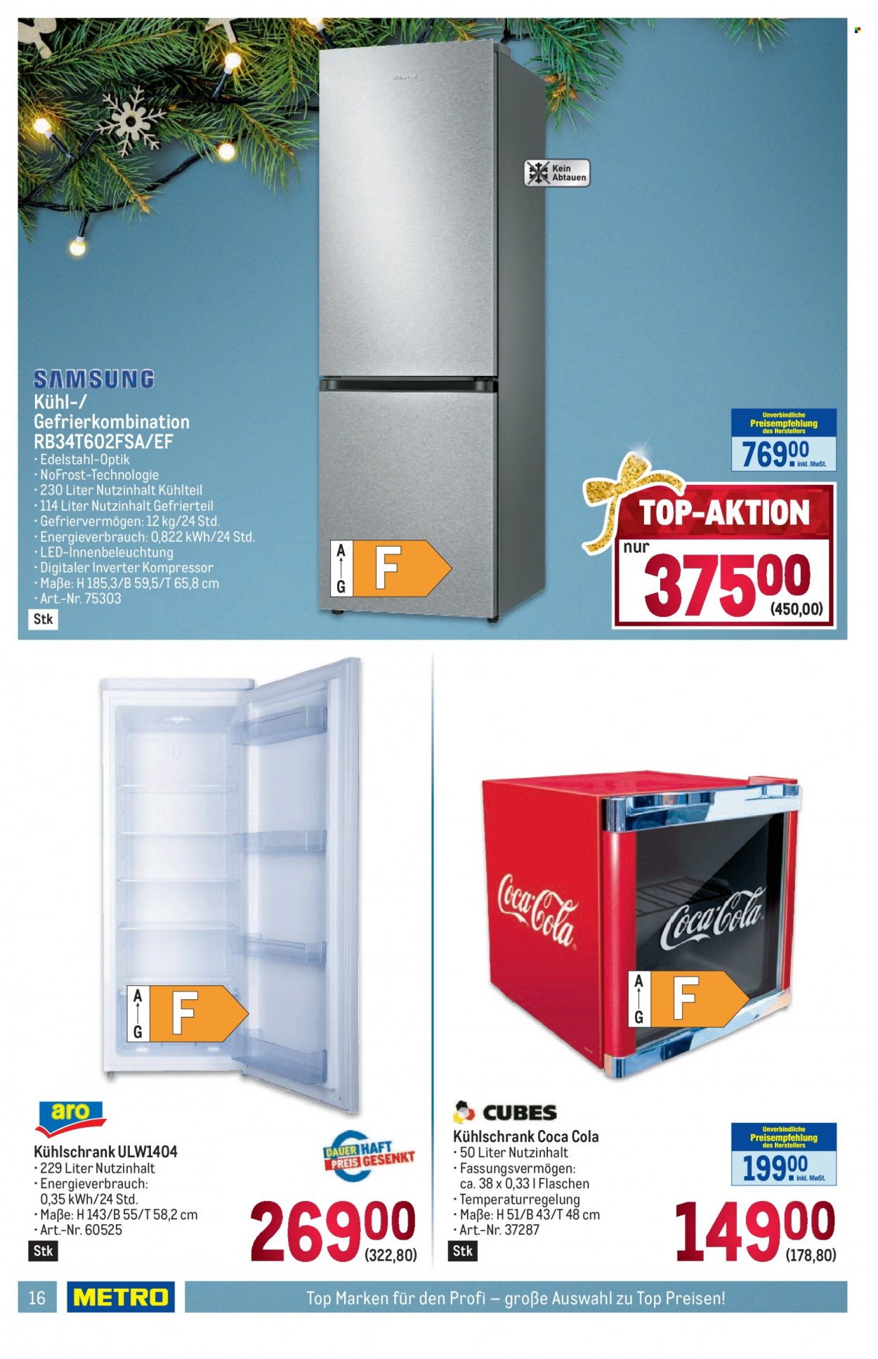 Angebote Metro - 7.12.2022 - 21.12.2022. Seite 16