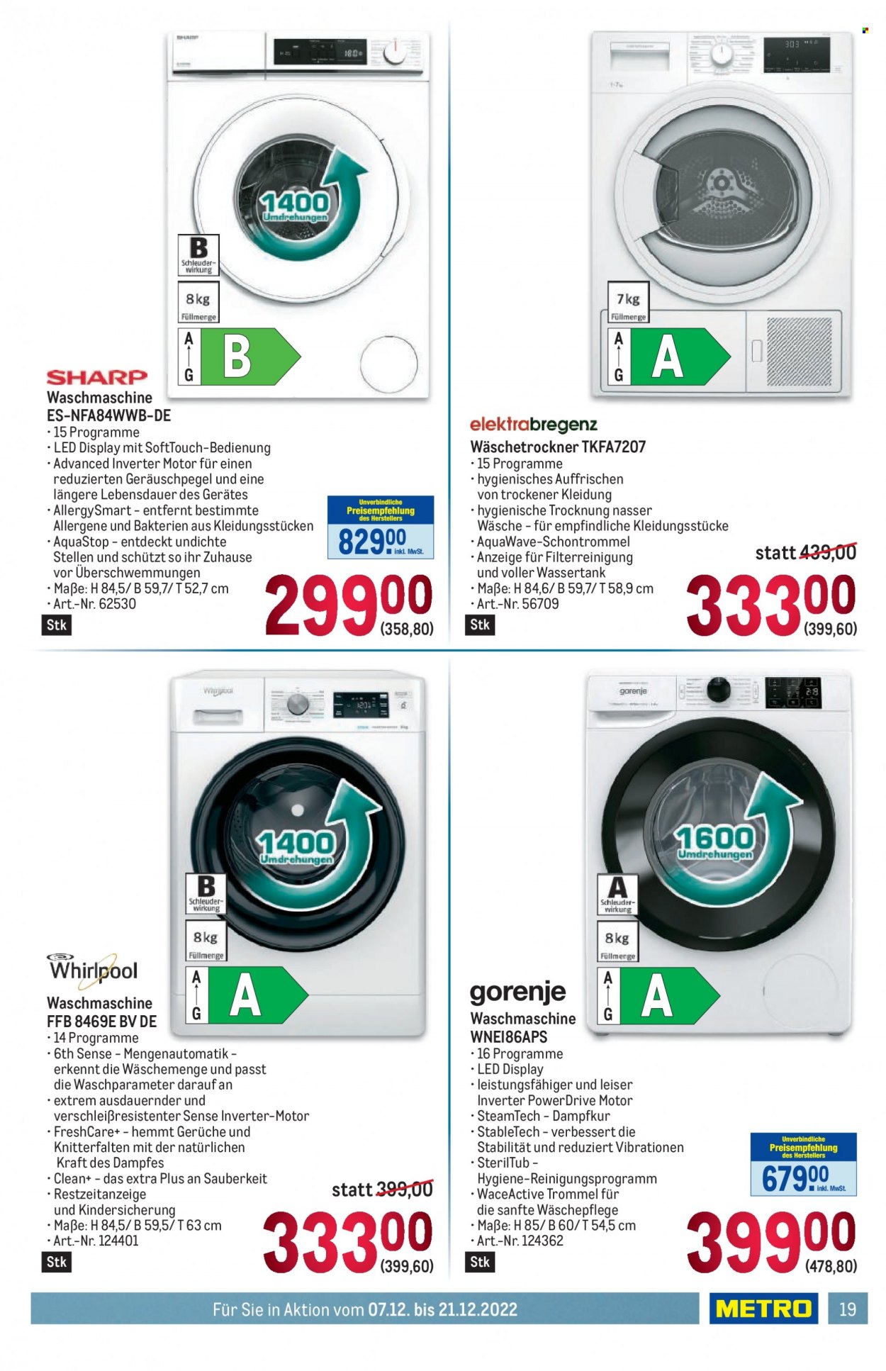 Angebote Metro - 7.12.2022 - 21.12.2022. Seite 19