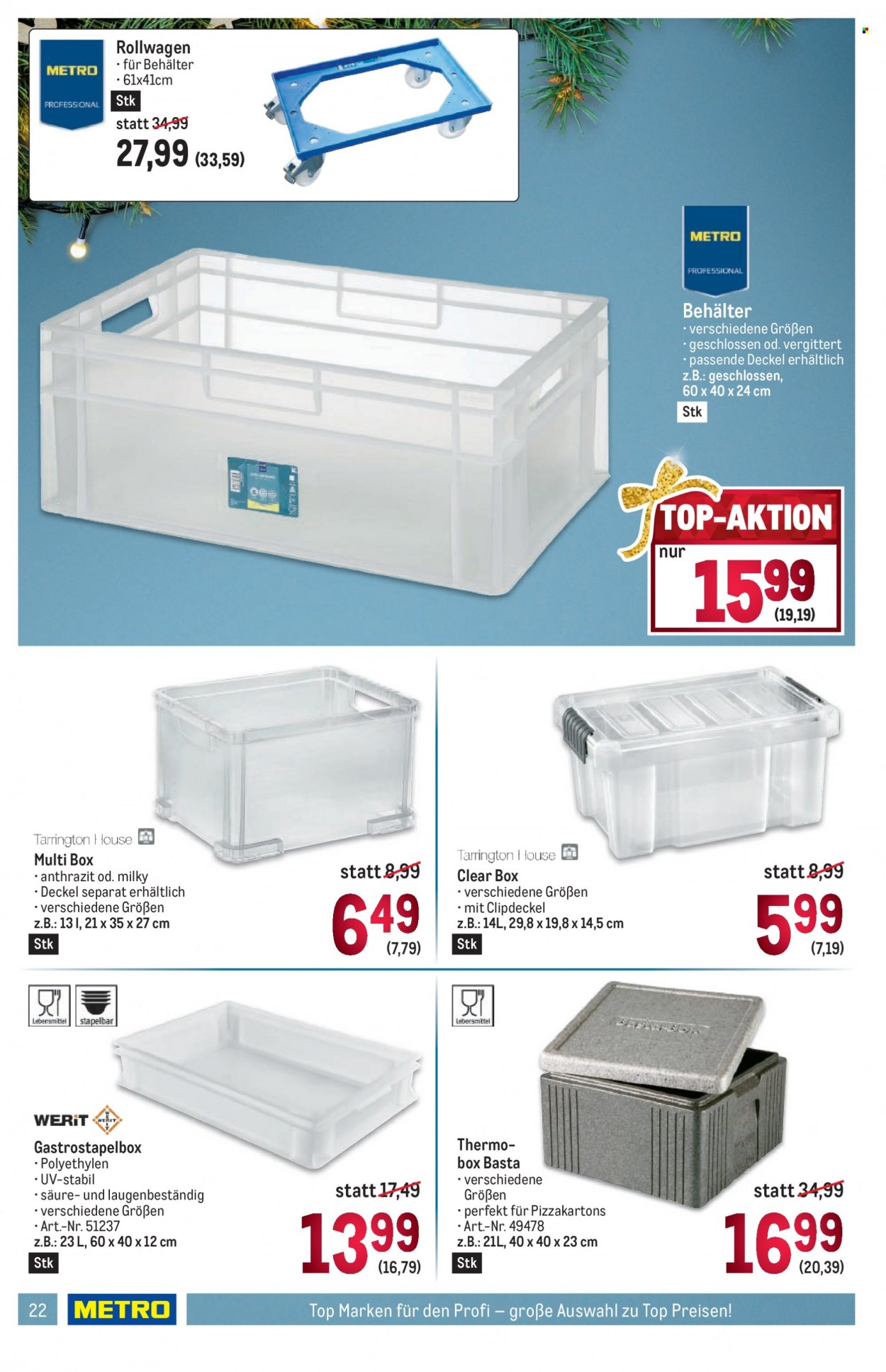 Angebote Metro - 7.12.2022 - 21.12.2022. Seite 22