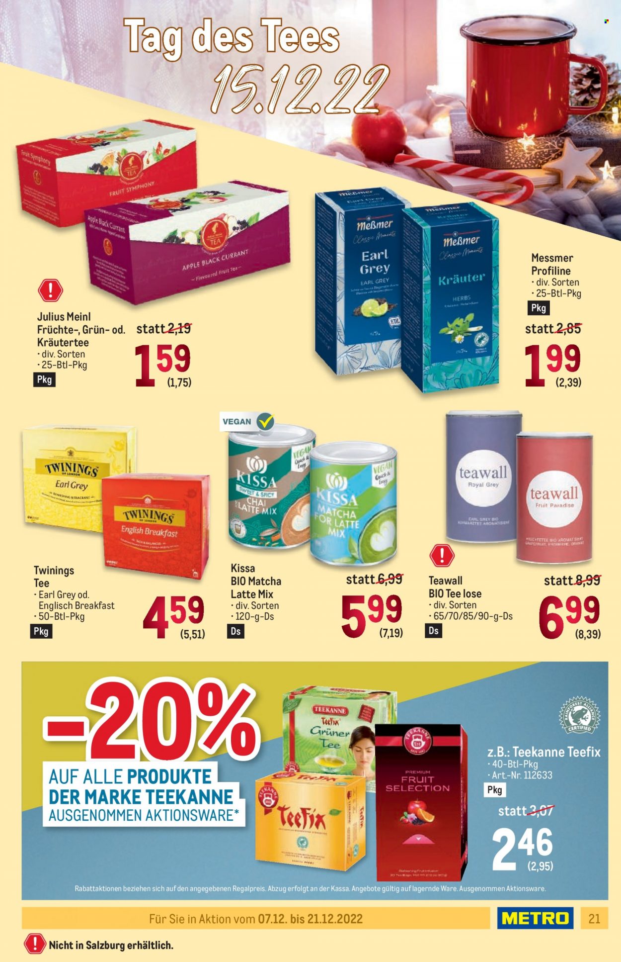 Angebote Metro - 7.12.2022 - 21.12.2022. Seite 21