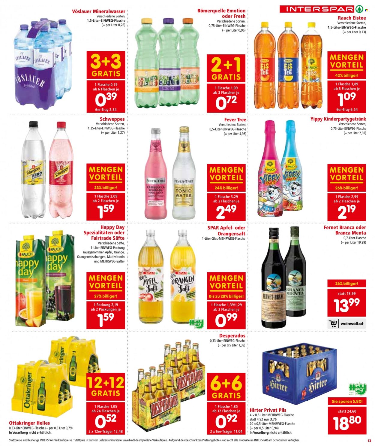 Angebote INTERSPAR - 15.12.2022 - 31.12.2022. Seite 13
