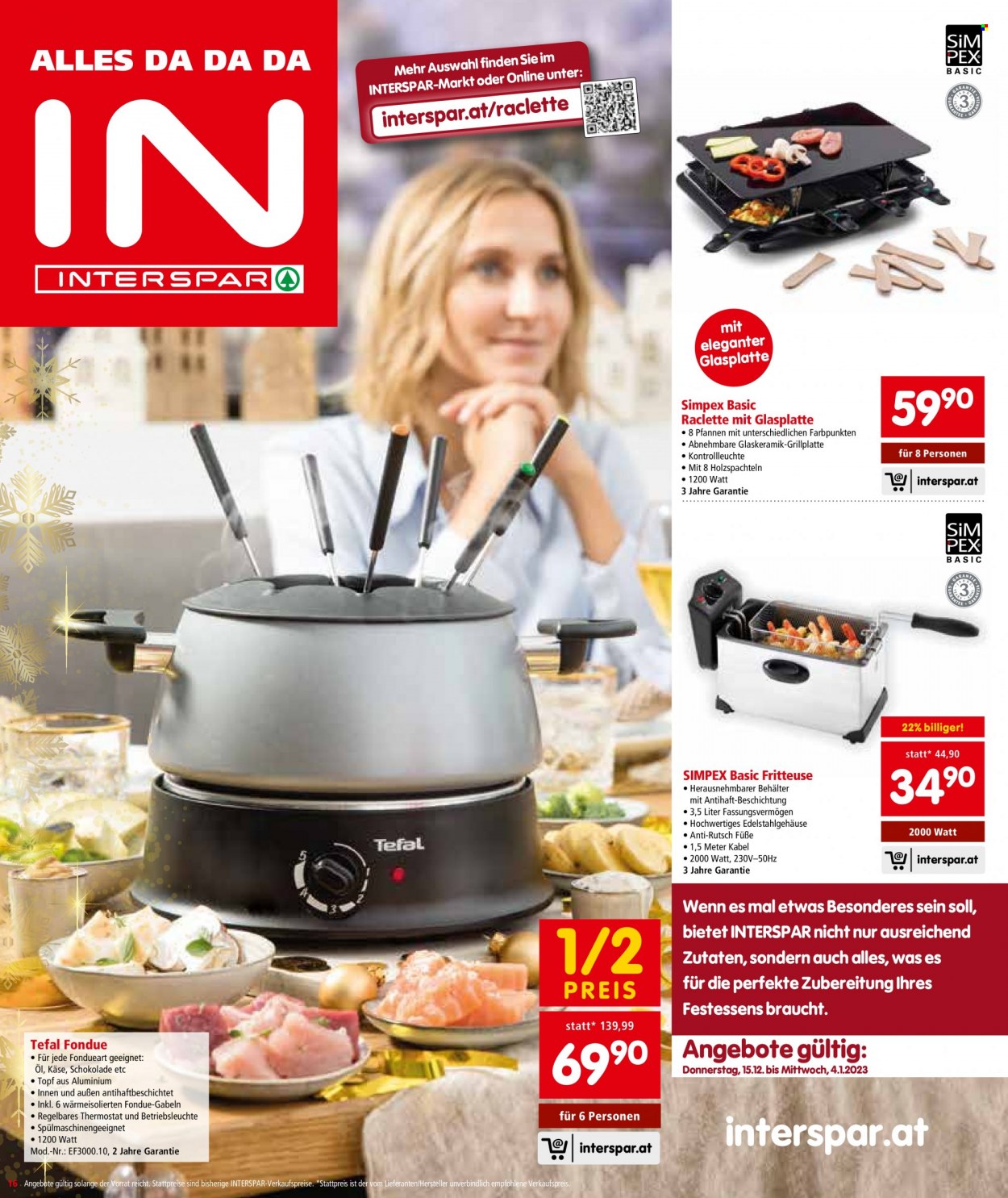 Angebote INTERSPAR - 15.12.2022 - 31.12.2022. Seite 16
