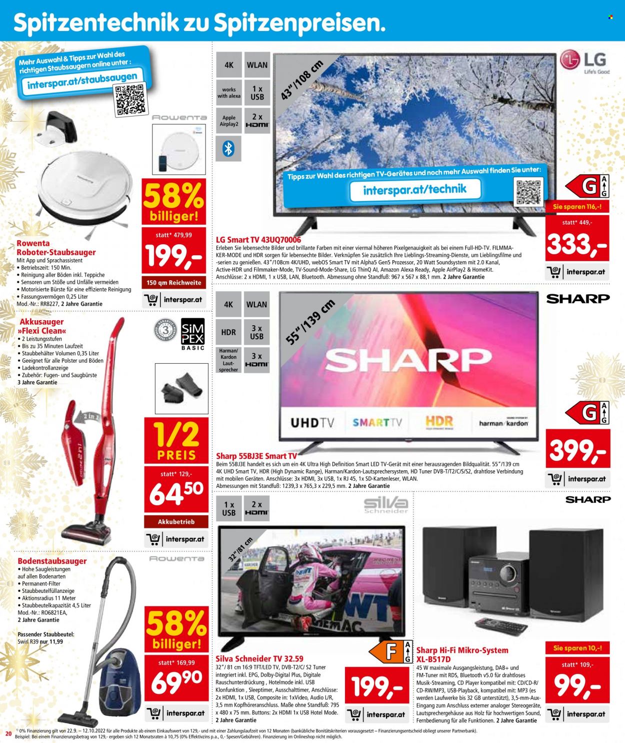 Angebote INTERSPAR - 15.12.2022 - 31.12.2022. Seite 20