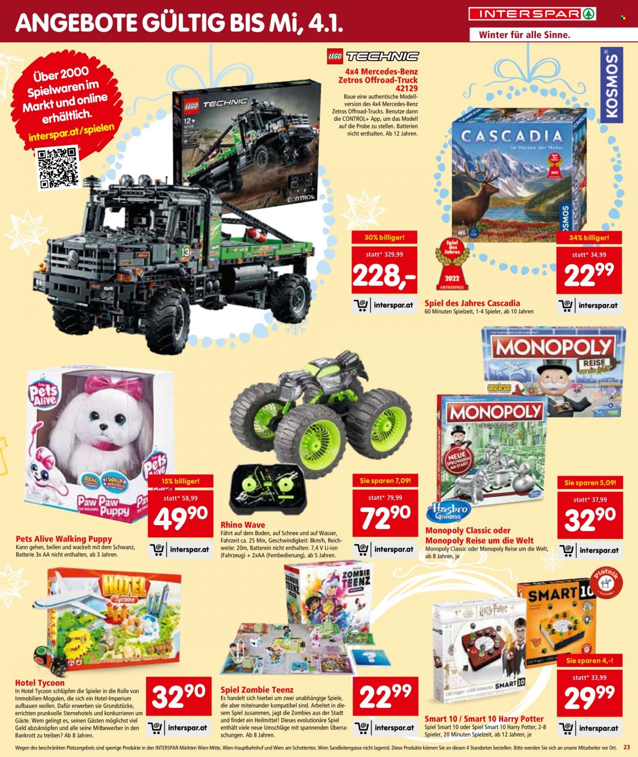 Angebote INTERSPAR - 15.12.2022 - 31.12.2022. Seite 23