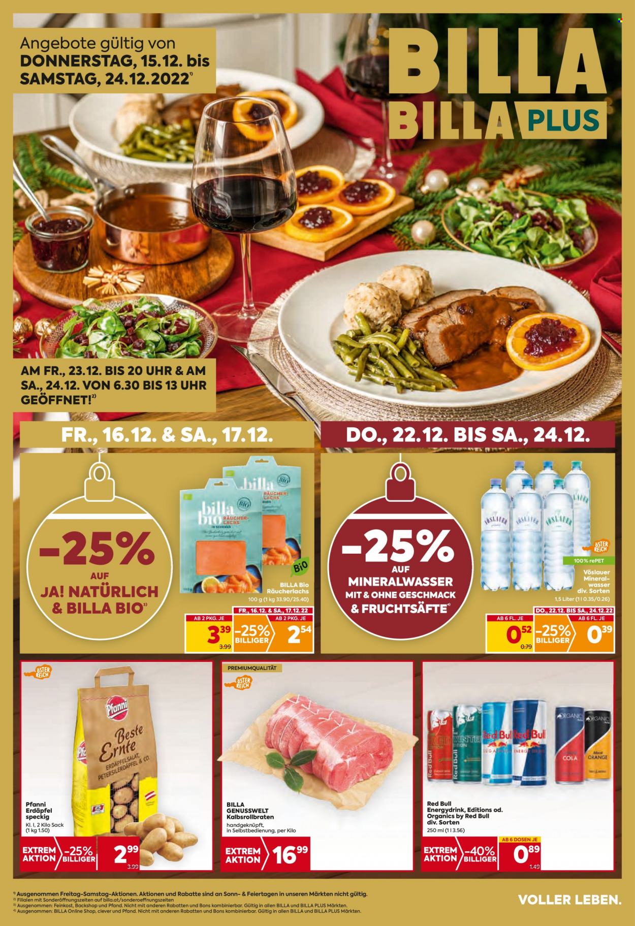 Angebote Billa - 15.12.2022 - 24.12.2022. Seite 1