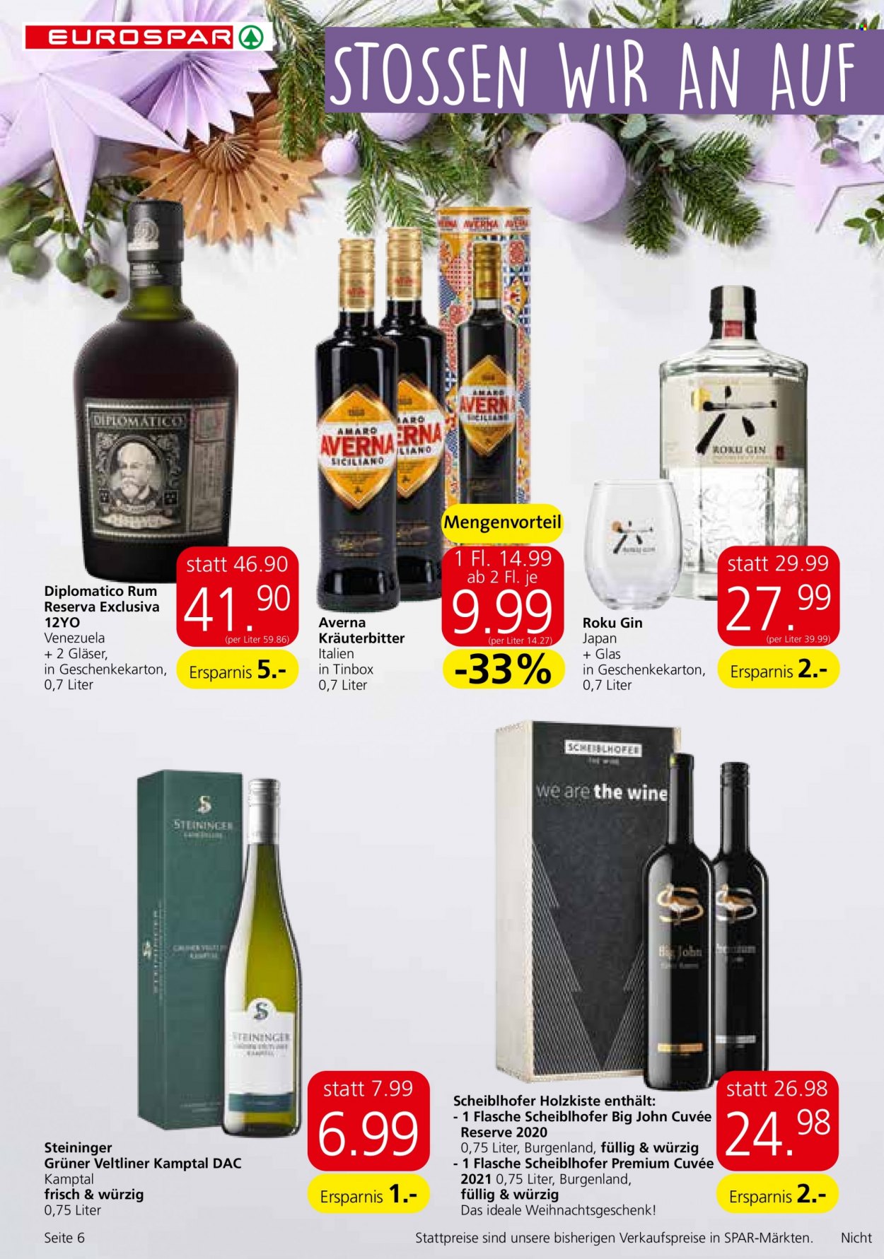 Angebote EUROSPAR - 15.12.2022 - 31.12.2022. Seite 6