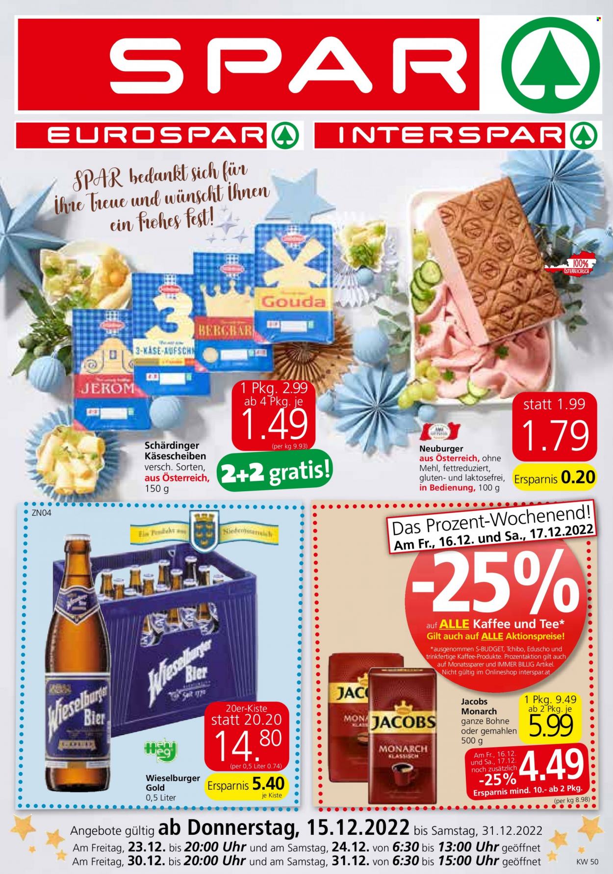 Angebote SPAR - 15.12.2022 - 31.12.2022. Seite 1