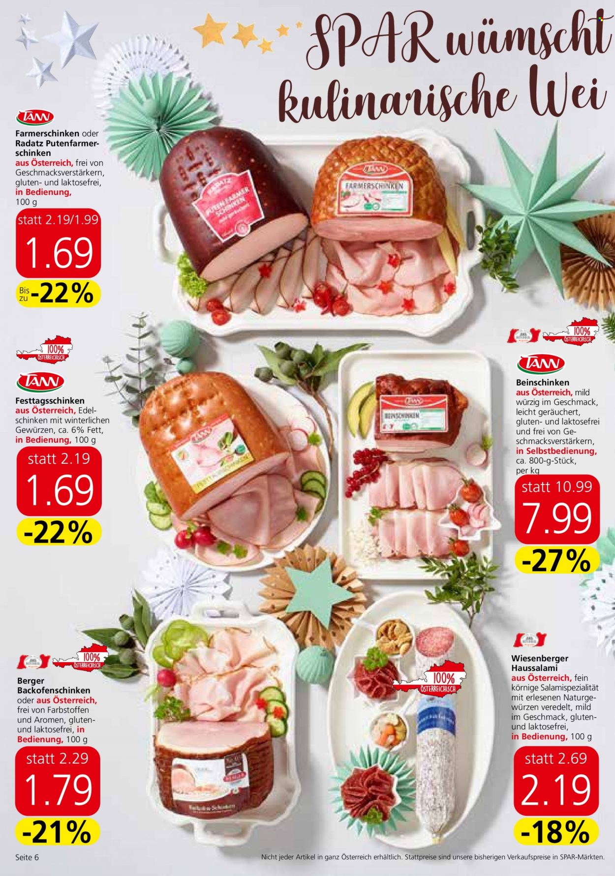 Angebote INTERSPAR - 15.12.2022 - 31.12.2022. Seite 6