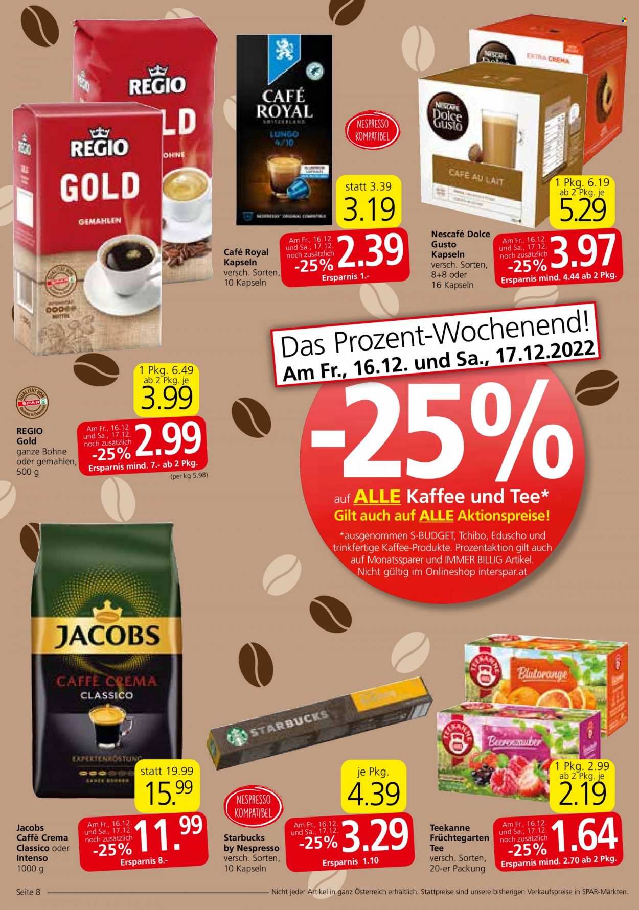 Angebote INTERSPAR - 15.12.2022 - 31.12.2022. Seite 8