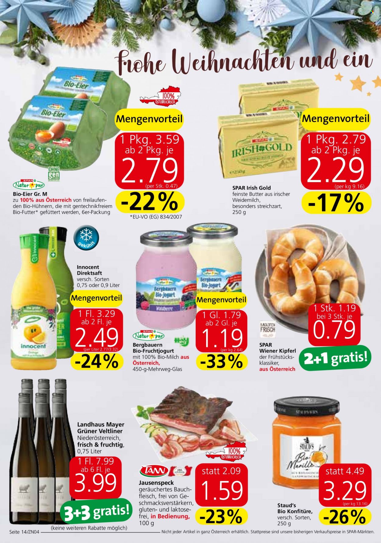 Angebote INTERSPAR - 15.12.2022 - 31.12.2022. Seite 14