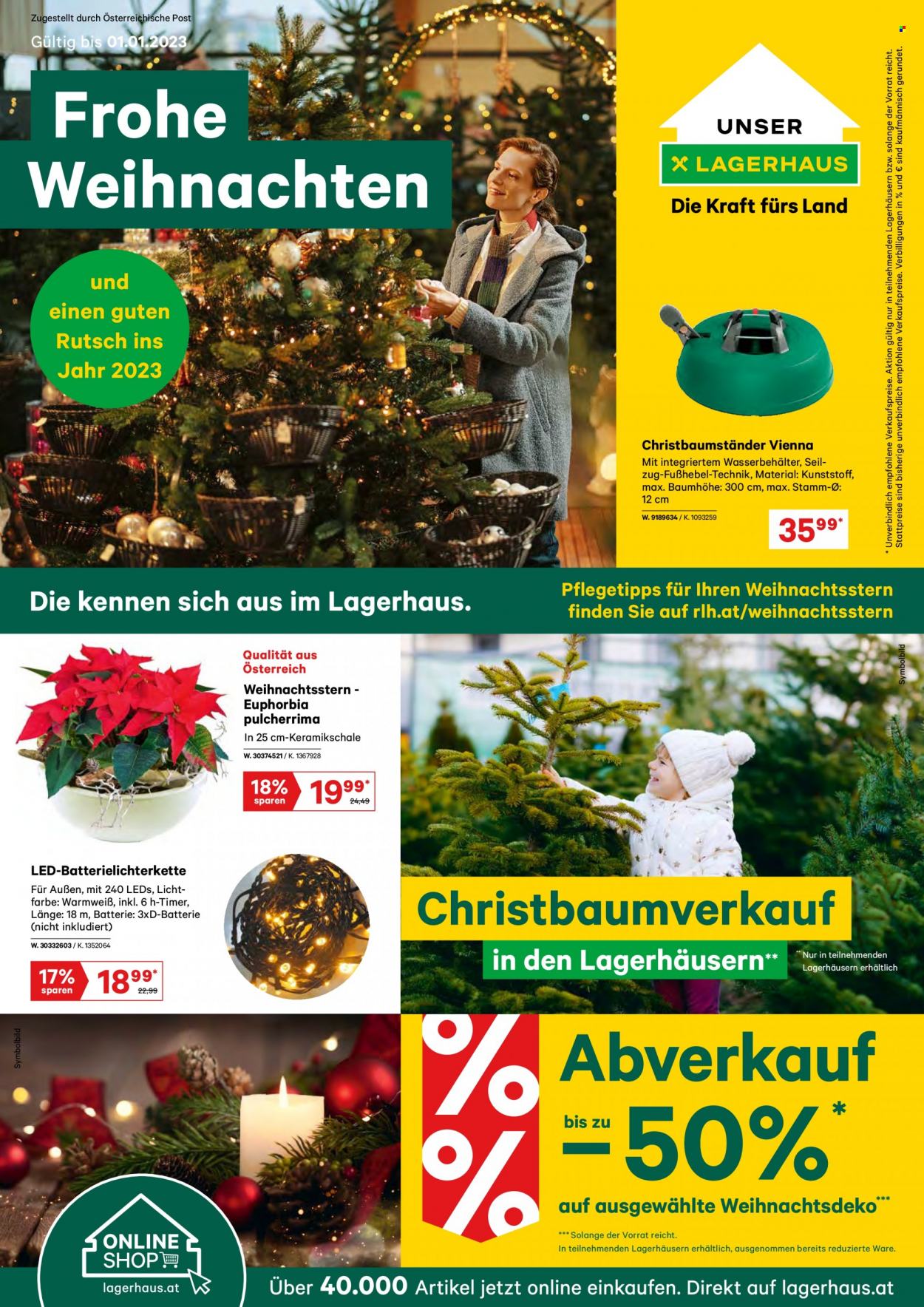 Angebote Lagerhaus - 12.12.2022 - 1.1.2023. Seite 1