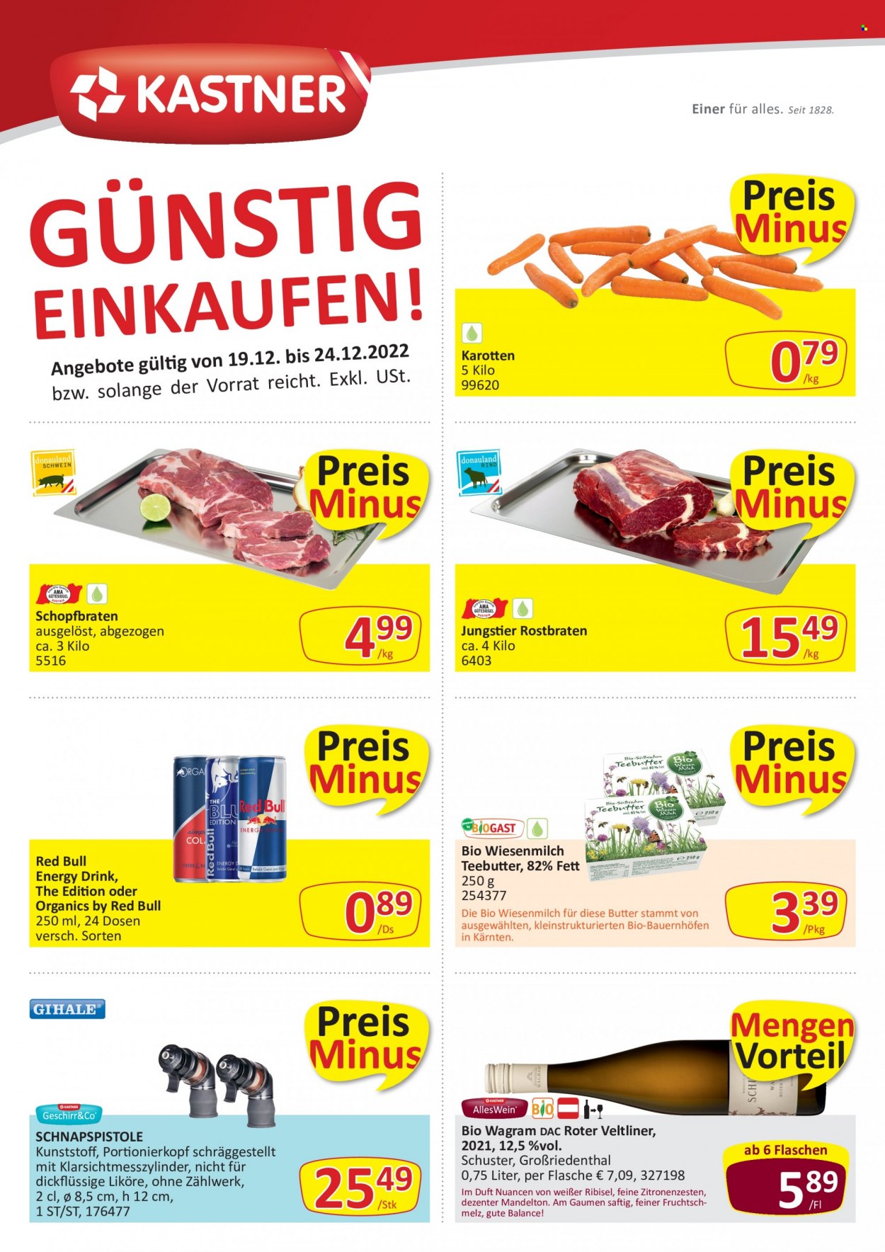 Angebote KASTNER - 19.12.2022 - 24.12.2022. Seite 1