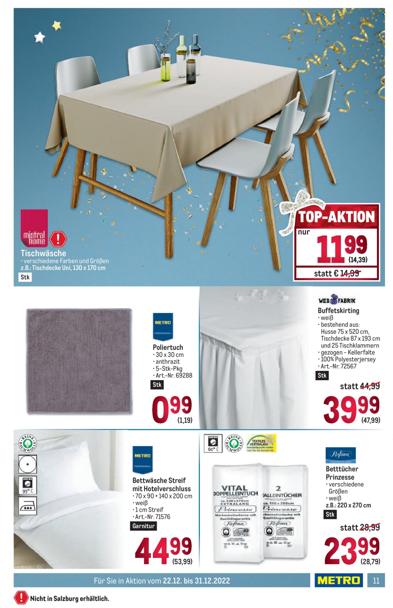 Angebote Metro - 22.12.2022 - 31.12.2022. Seite 11