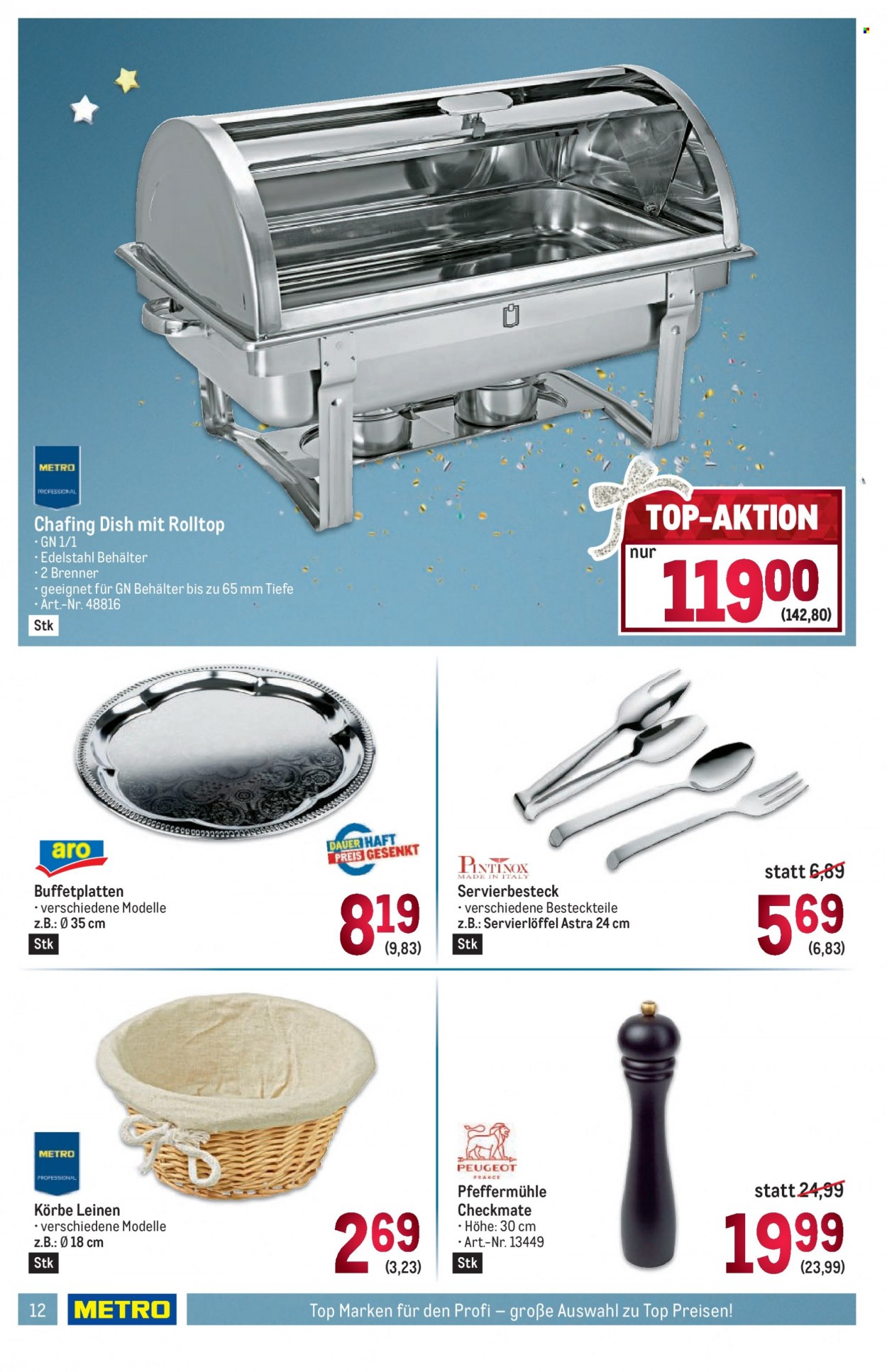 Angebote Metro - 22.12.2022 - 31.12.2022. Seite 12