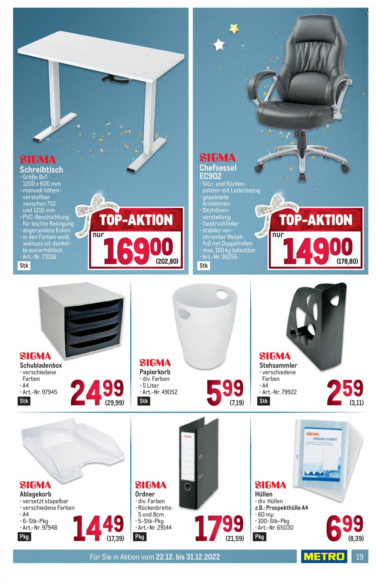 Angebote Metro - 22.12.2022 - 31.12.2022. Seite 19