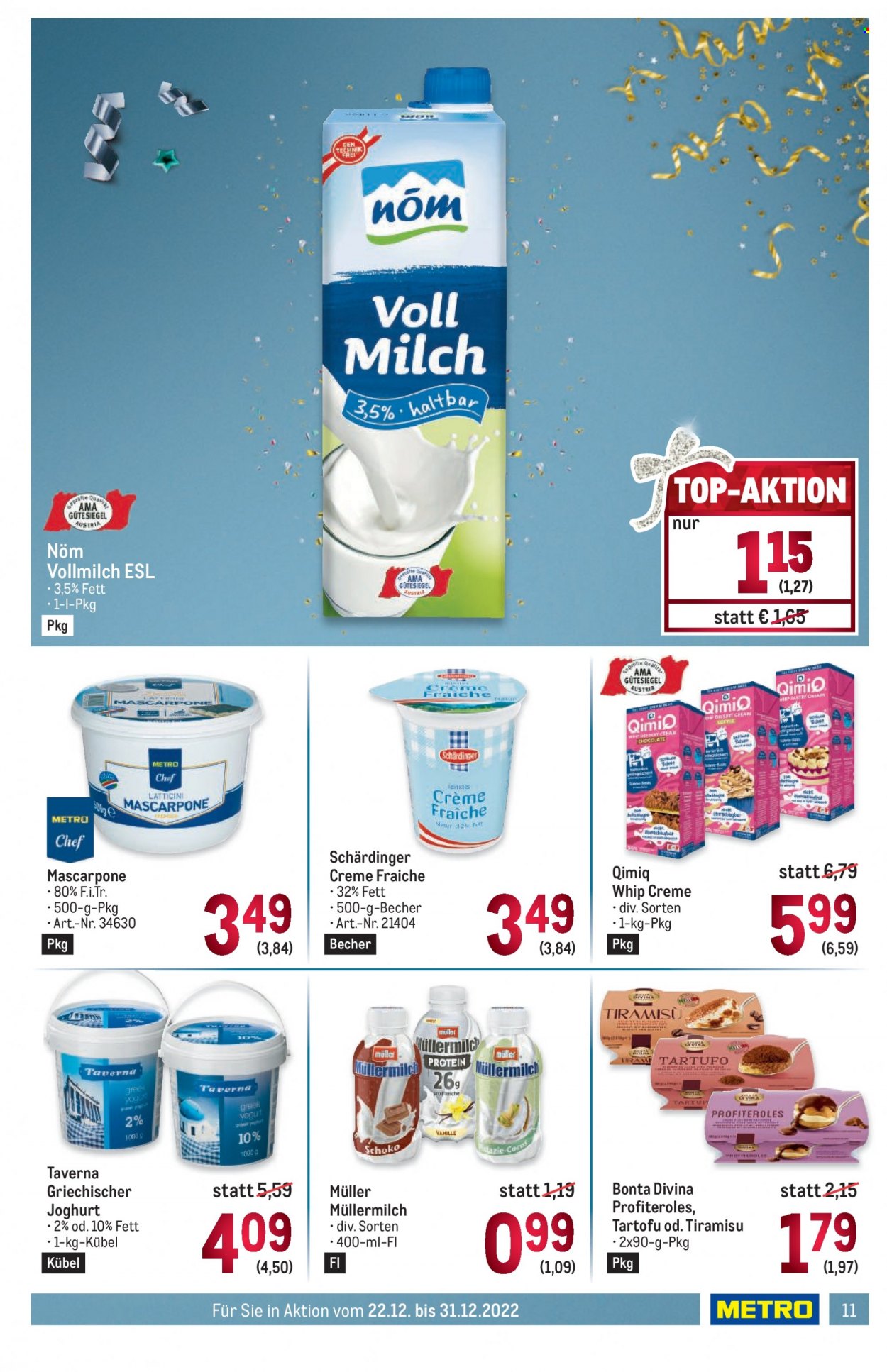Angebote Metro - 22.12.2022 - 31.12.2022. Seite 11