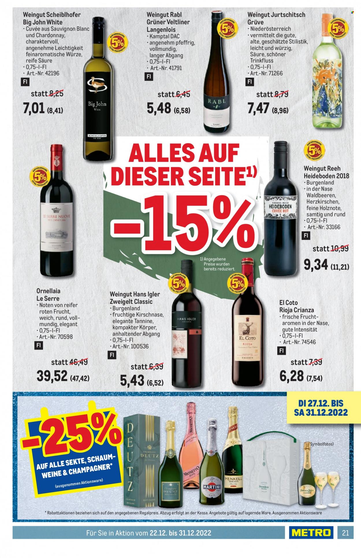 Angebote Metro - 22.12.2022 - 31.12.2022. Seite 21