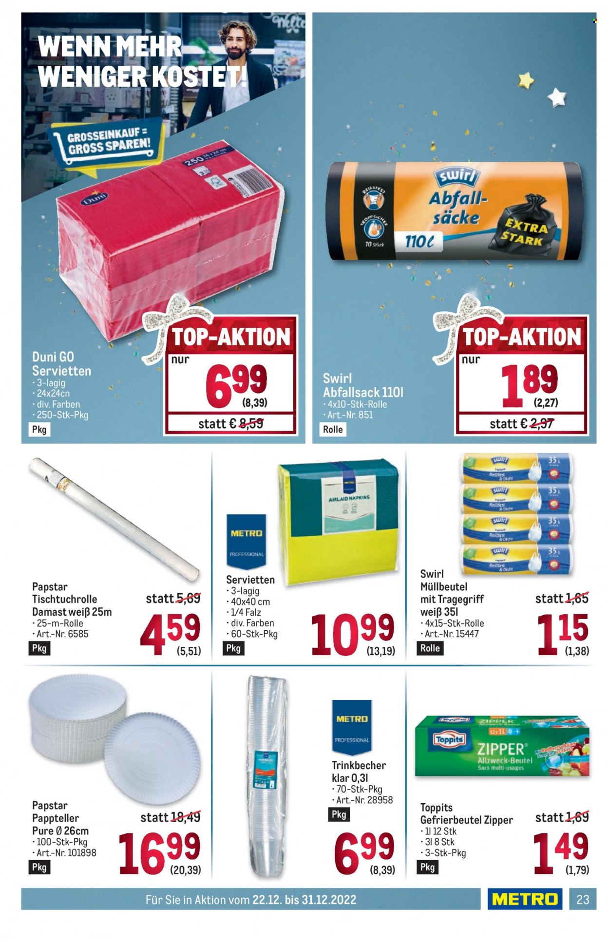 Angebote Metro - 22.12.2022 - 31.12.2022. Seite 23