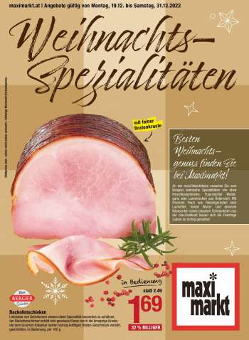 Maximarkt Flugblatt