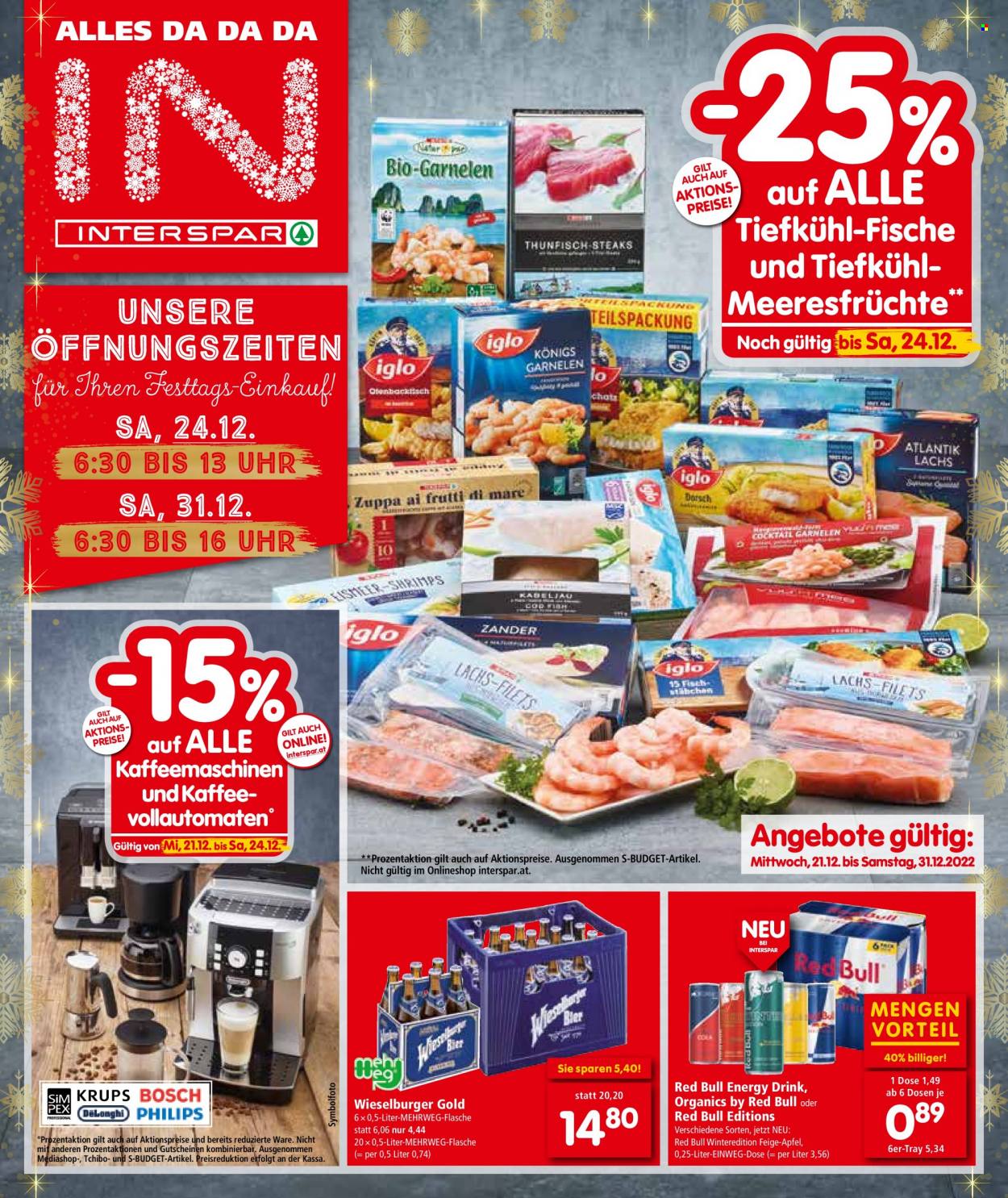 Angebote INTERSPAR - 21.12.2022 - 31.12.2022. Seite 1