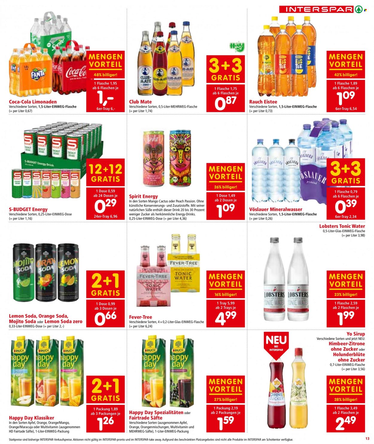Angebote INTERSPAR - 21.12.2022 - 31.12.2022. Seite 13