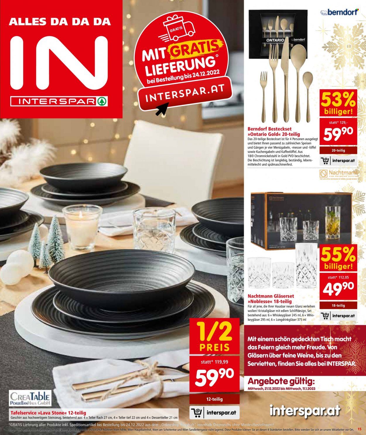 Angebote INTERSPAR - 21.12.2022 - 31.12.2022. Seite 15