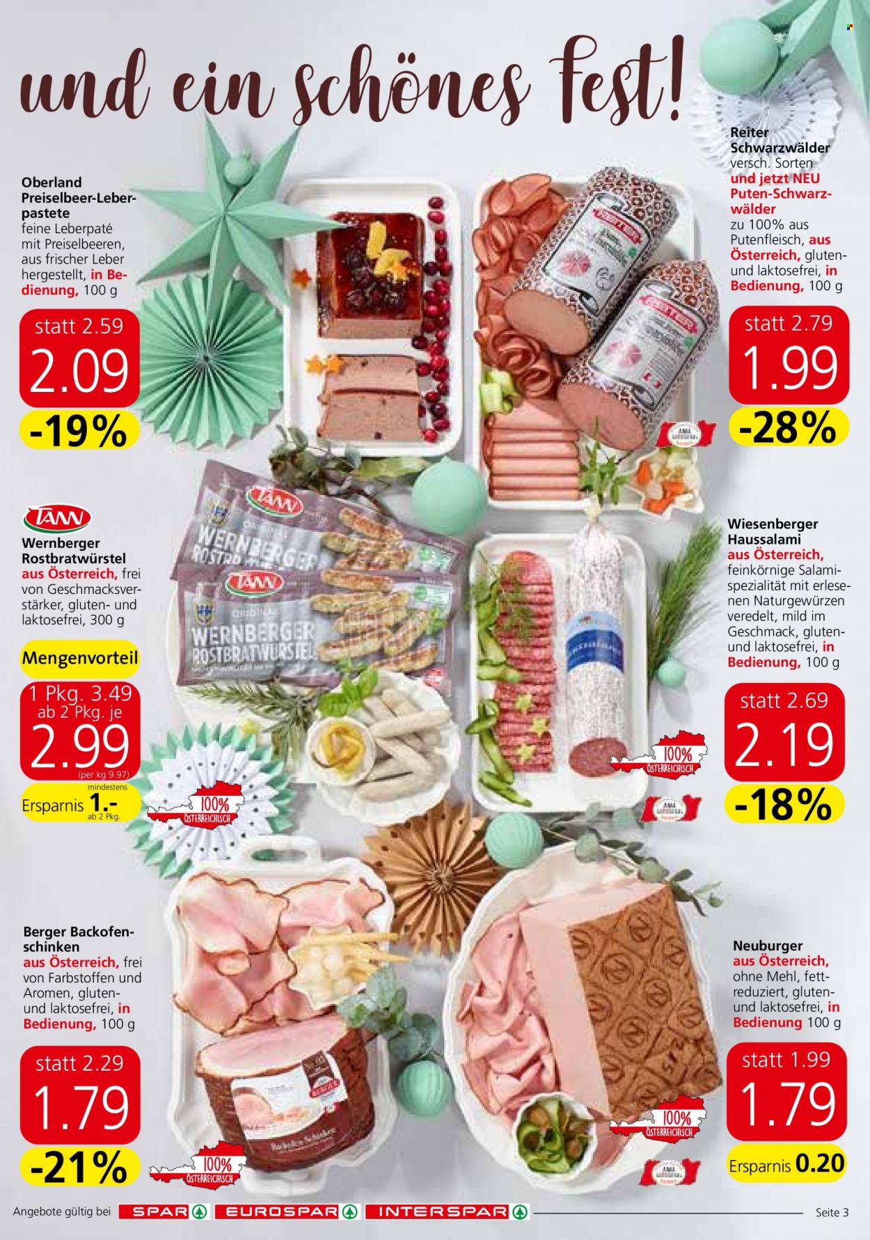 Angebote INTERSPAR - 21.12.2022 - 31.12.2022. Seite 3