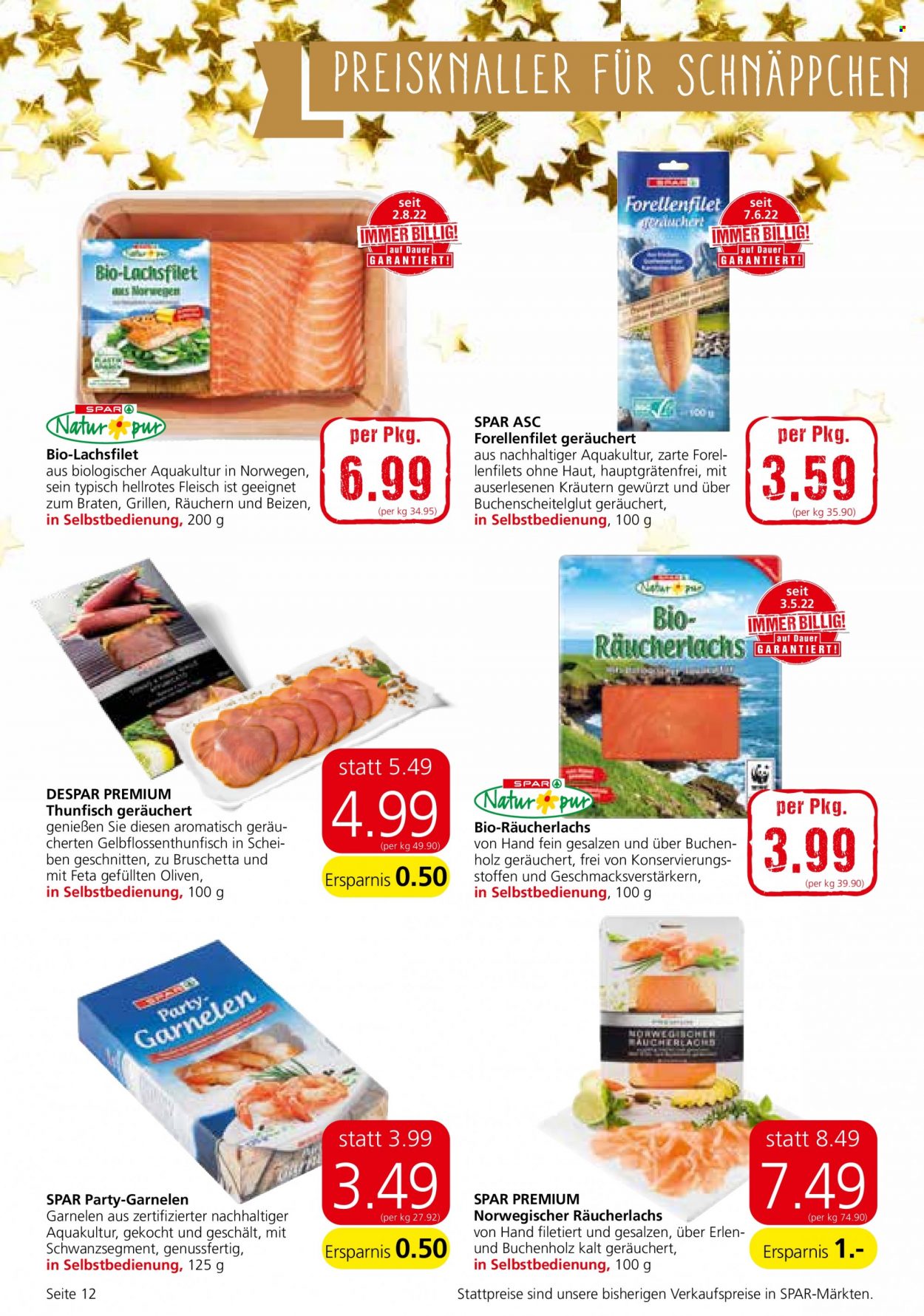 Angebote EUROSPAR - 21.12.2022 - 31.12.2022. Seite 12