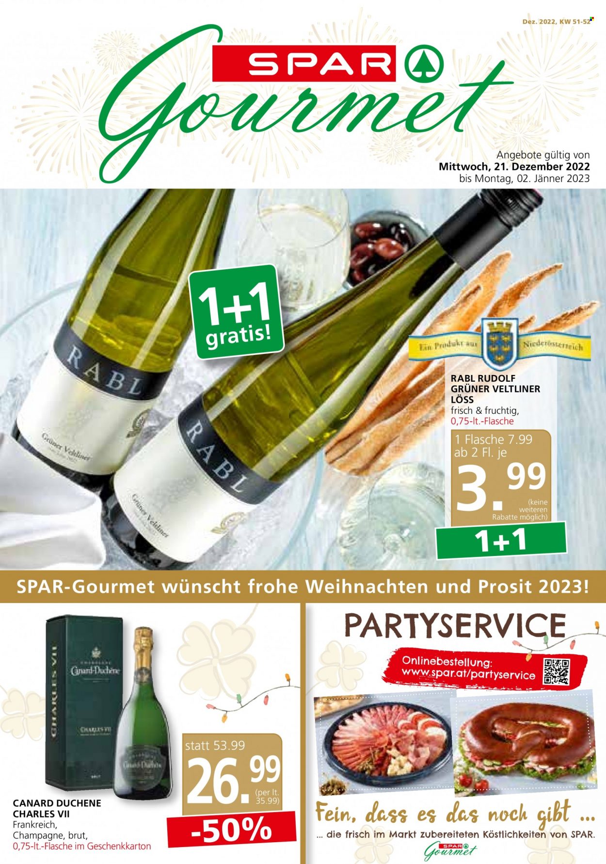 Angebote SPAR - 21.12.2022 - 2.1.2023. Seite 1