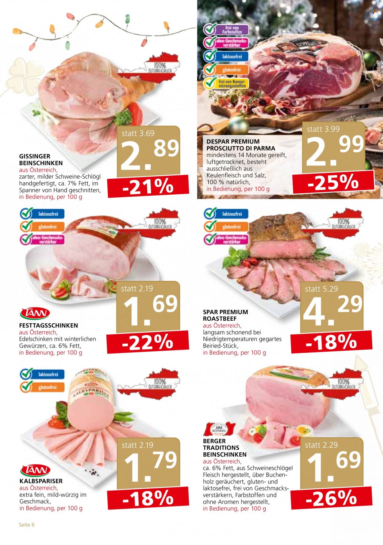 Angebote SPAR - 21.12.2022 - 2.1.2023. Seite 6