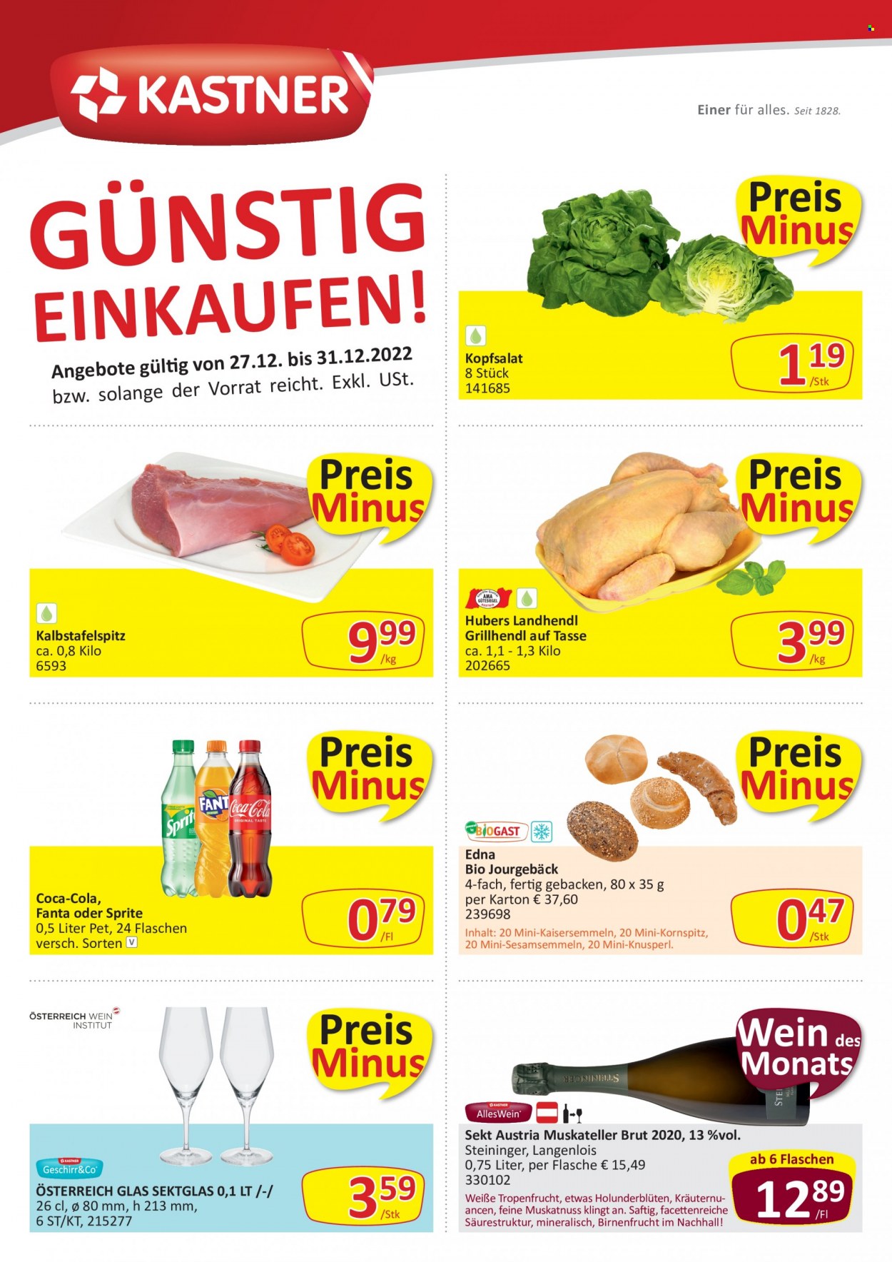 Angebote KASTNER - 27.12.2022 - 31.12.2022. Seite 1